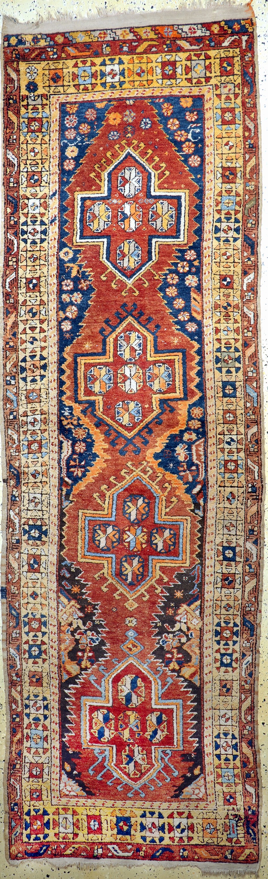 Konya alt, Türkei, Anfang 20.Jhd, Wolle aufWolle, ca. 335 x 105 cm, EHZ: 2-3