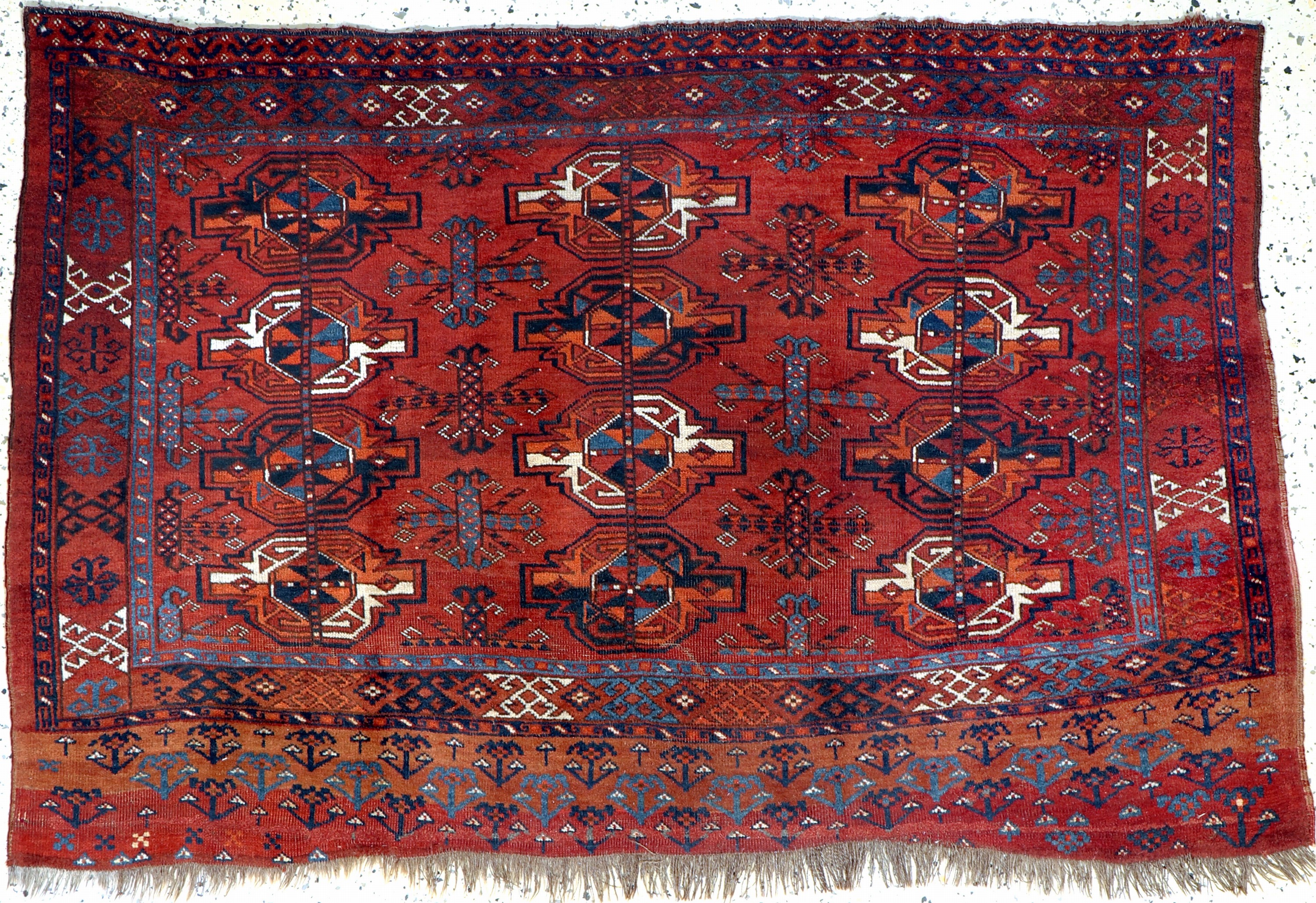 Ersari Tschowal antik, Turkmenistan, um 1900, Wolle auf Wolle, ca. 164 x 110 cm, EHZ: 3