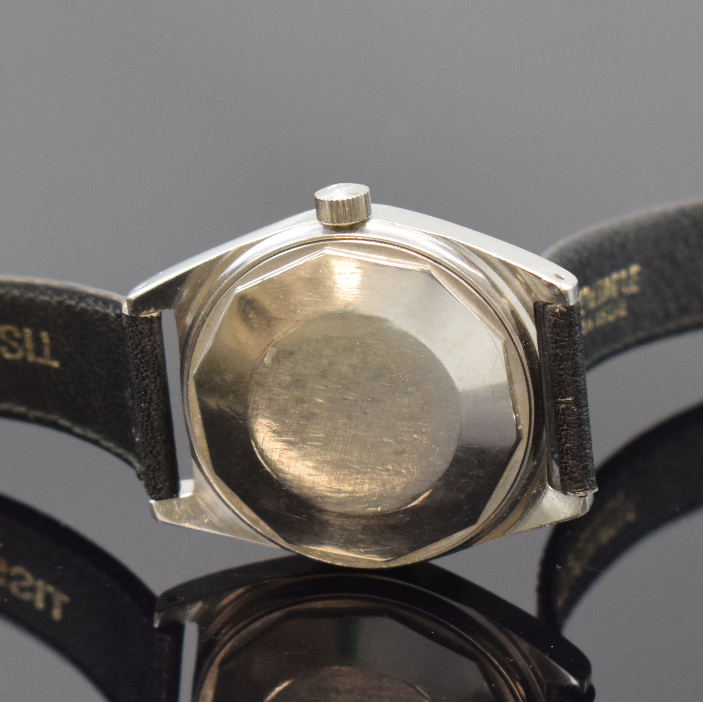 Detail h: TISSOT PR516 und 6 weitere Automatik Armbanduhren, Schweiz ca. 1940 - 1970, 1) Tissot PR516, verschr. Stahlgeh., silb. Zifferbl., vern. Werk Kal. ...