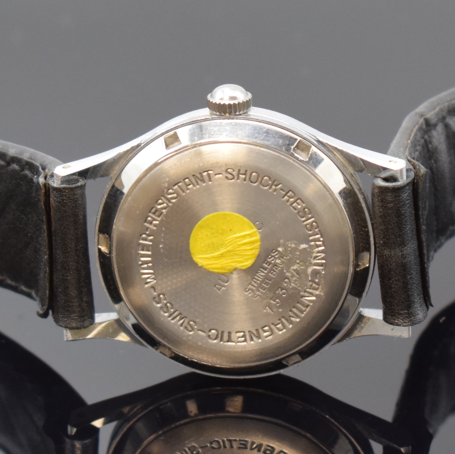 Detail j: ZENTRA 5 nahezu neuwertige Armbanduhren, Deutschland/Schweiz ca. 1950 - 1965, Automatik, 4 verg. Geh., 1 x verchr., 4 x verschr. Stahlboden, 1 x ...