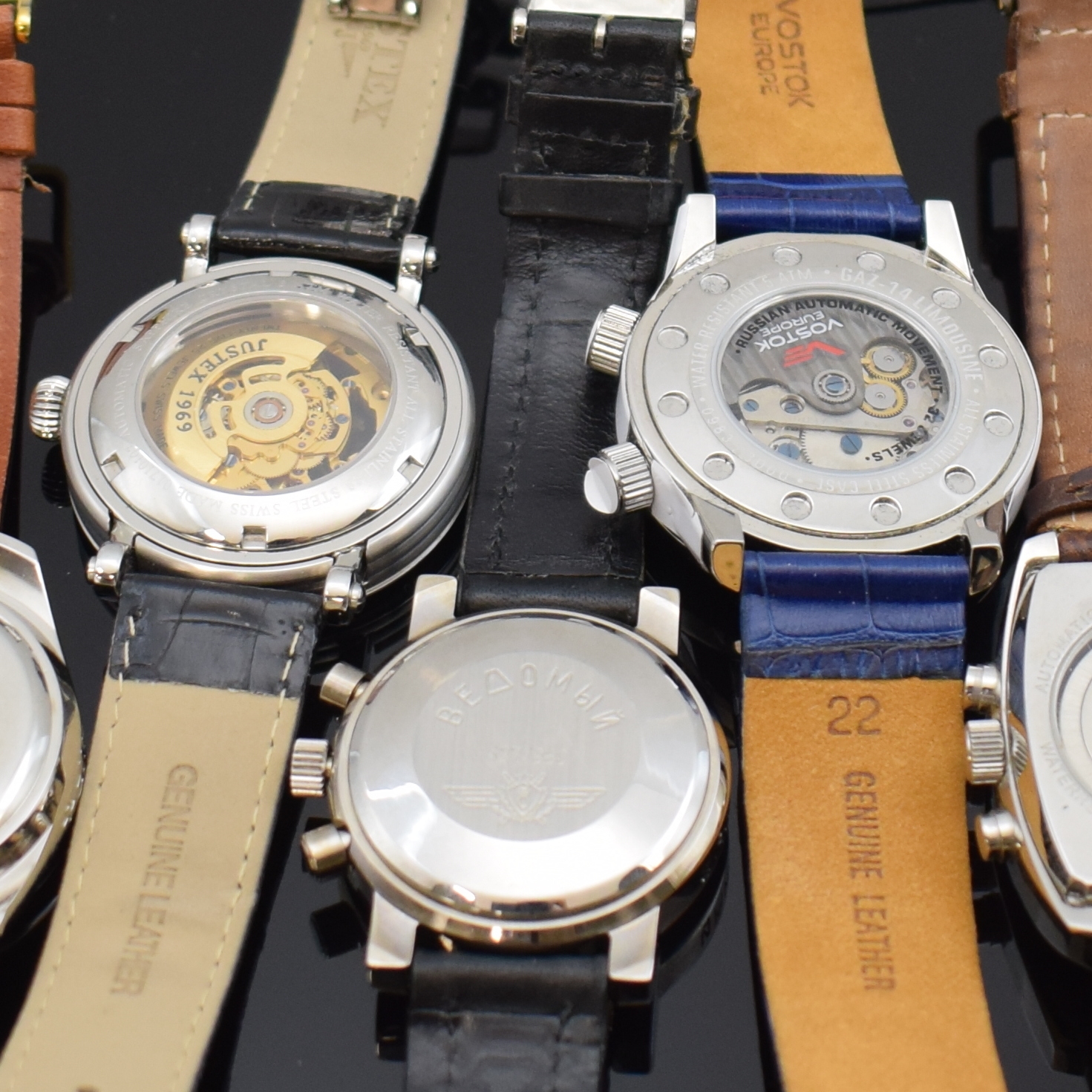Detail j: Francois Roitier Armbanduhr mit TOURBILLON sowie 10 weitere Armbanduhren, Russland/ Schweiz/Asien ca. 1980 - 2020, Handaufzug/ Automatik, 7 x ...