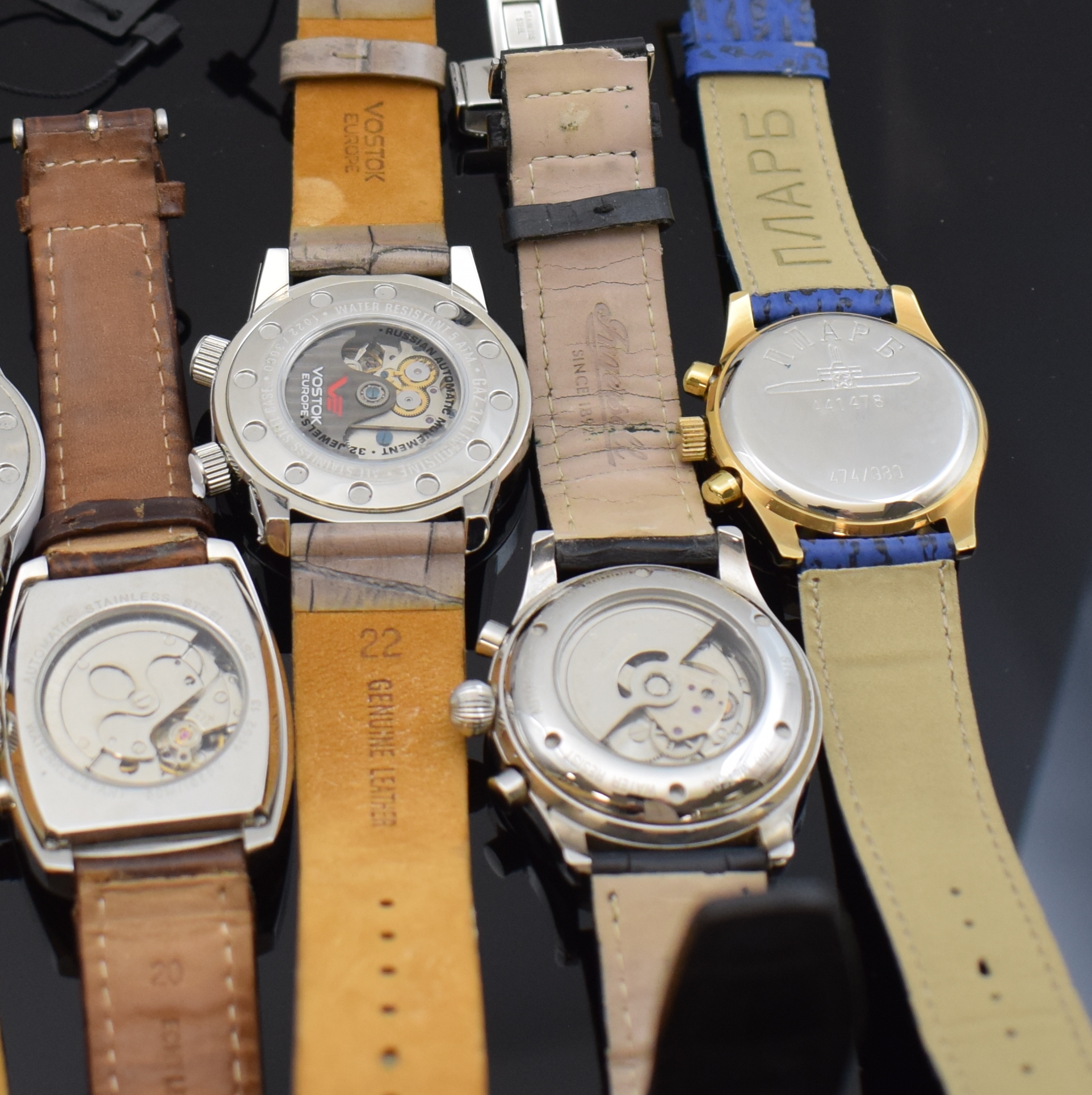 Detail k: Francois Roitier Armbanduhr mit TOURBILLON sowie 10 weitere Armbanduhren, Russland/ Schweiz/Asien ca. 1980 - 2020, Handaufzug/ Automatik, 7 x ...