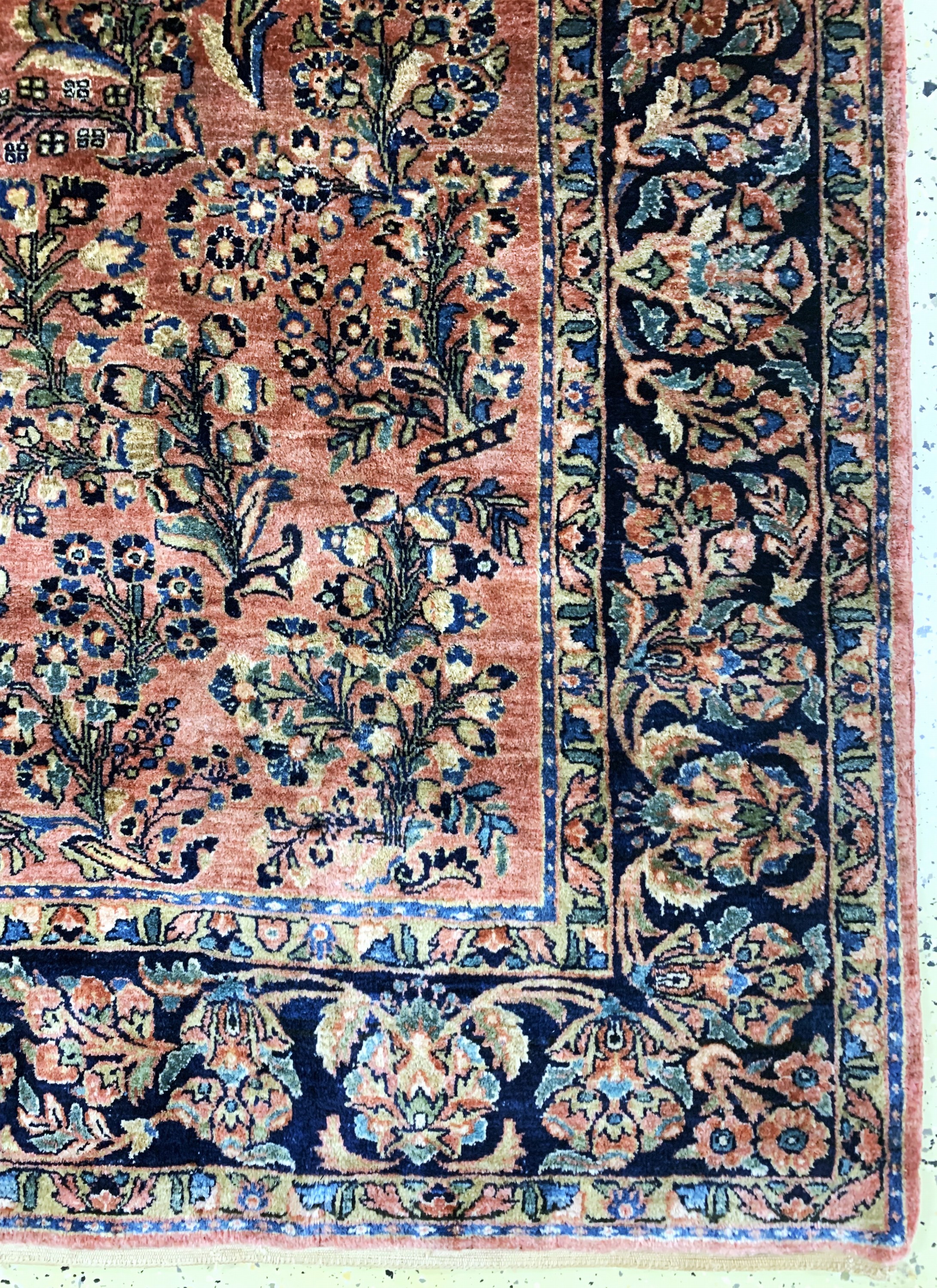 Detail a: Us Re-Import Sarogh, Persien, Anfang 20.Jhd, Wolle auf Baumwolle, ca. 340 x 192 cm,gereinigt, EHZ: 2