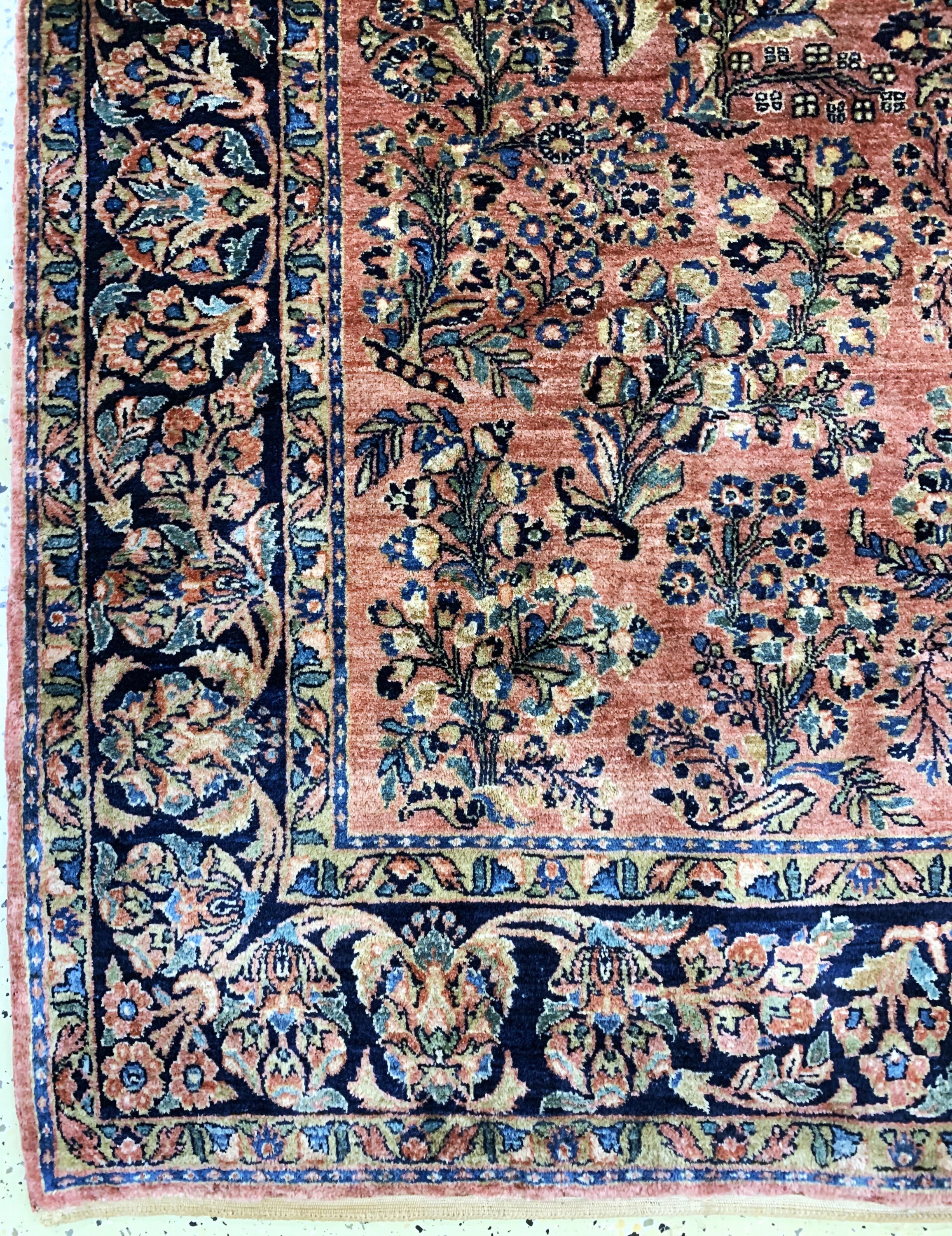 Detail b: Us Re-Import Sarogh, Persien, Anfang 20.Jhd, Wolle auf Baumwolle, ca. 340 x 192 cm,gereinigt, EHZ: 2