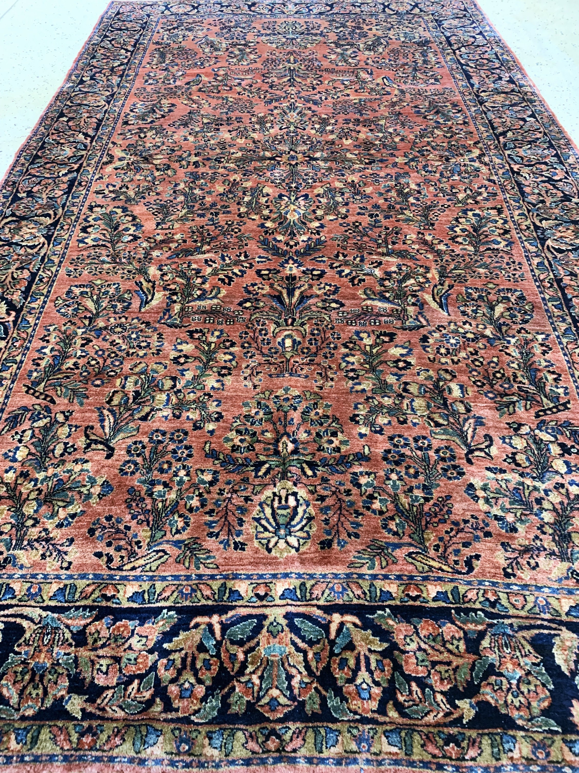 Detail f: Us Re-Import Sarogh, Persien, Anfang 20.Jhd, Wolle auf Baumwolle, ca. 340 x 192 cm,gereinigt, EHZ: 2