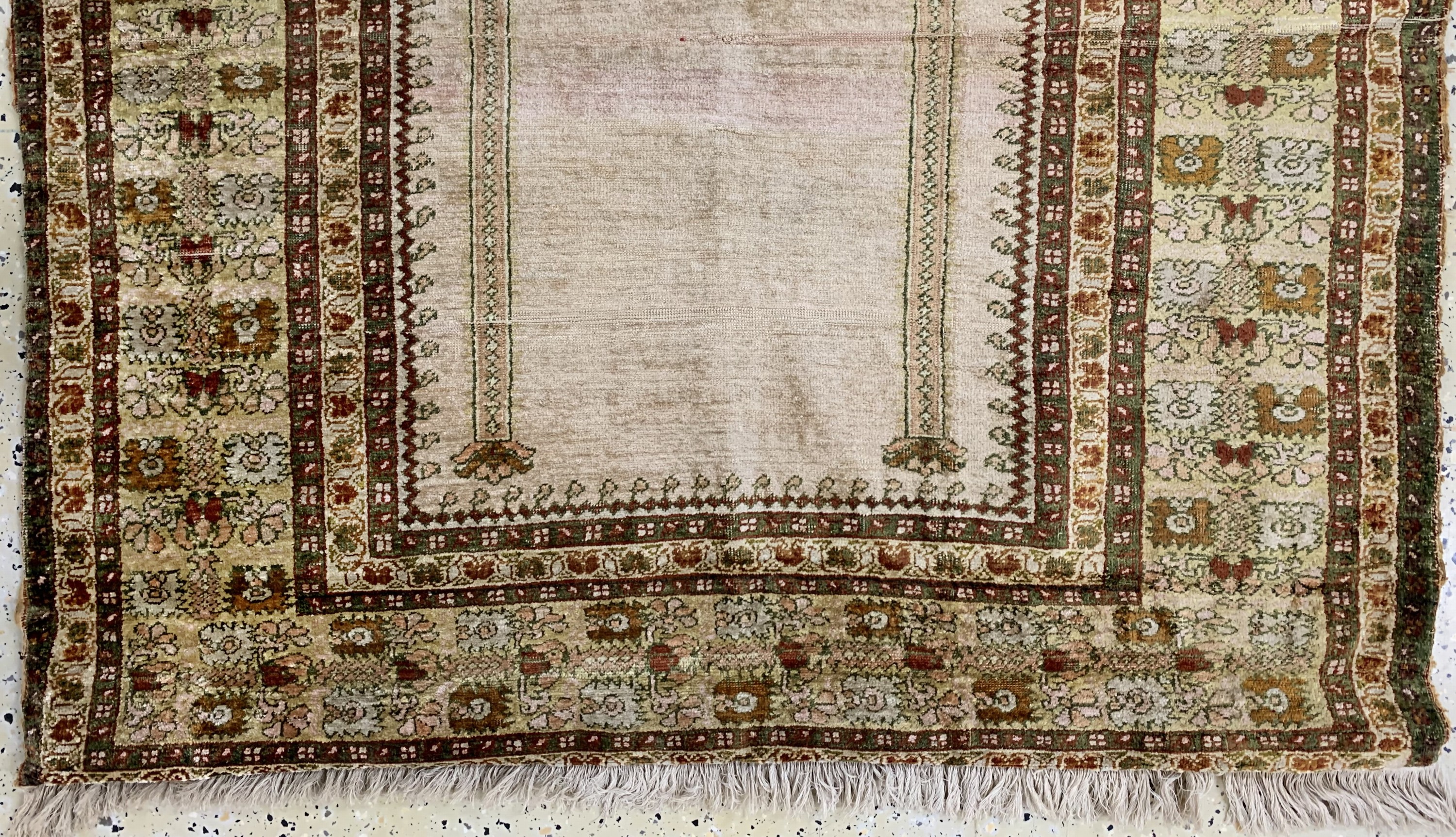 Detail a: Kayseri antik, Türkei, um 1900, merzerisierte Baumwolle, ca. 156 x 122 cm, EHZ: 4, (kleine Risse)
