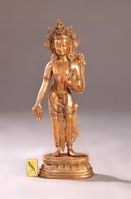 Image Bodhisattva Padmapani - "Der Lotusträger", Nepal, 20. Jh., ...