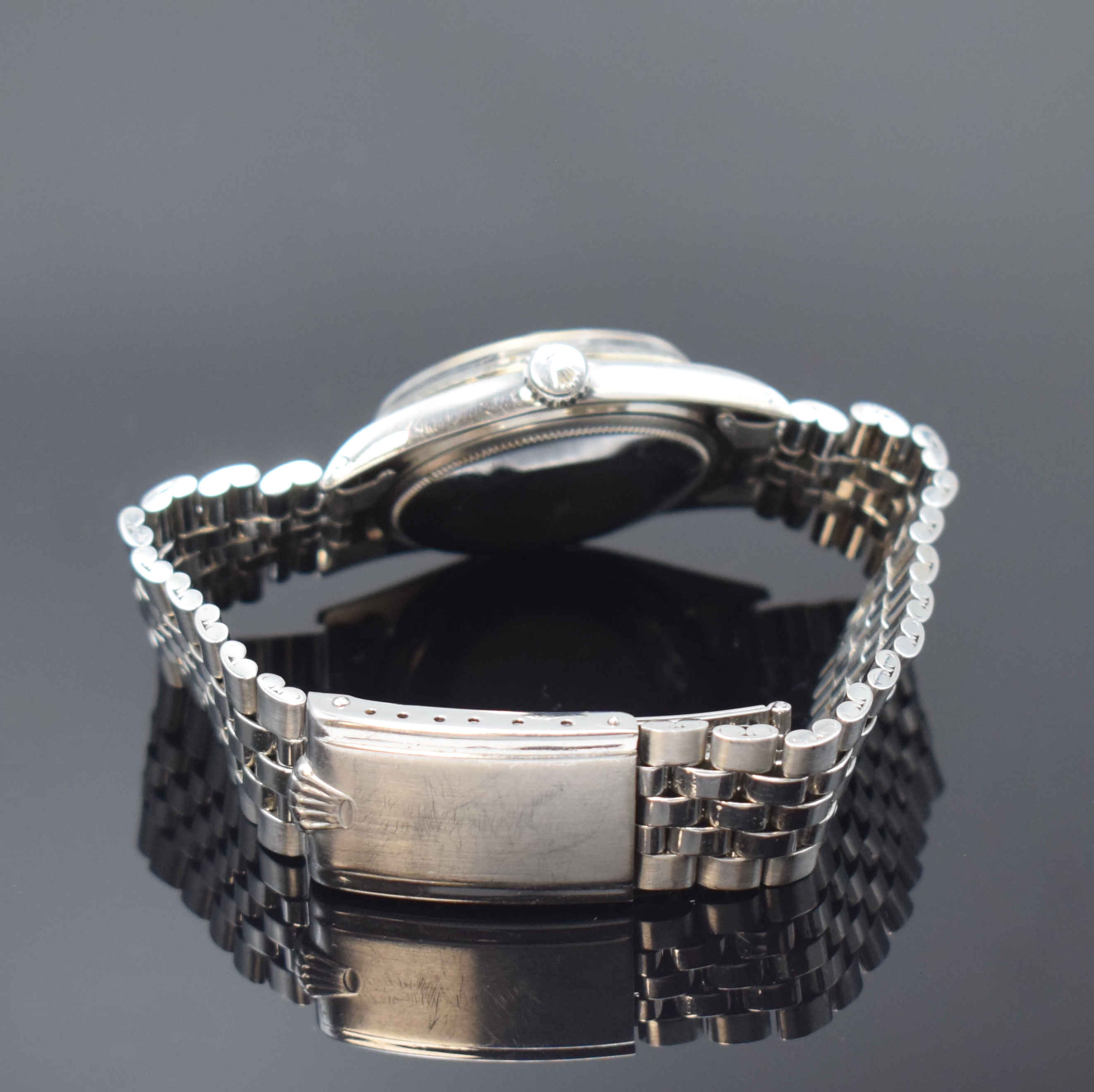 Detail b: ROLEX Oyster Perpetual Datejust Herrenarmbanduhr Referenz 1601, Schweiz um 1967, Automatik, Chronometer der Superlative in Edelstahl inkl. orig. ...