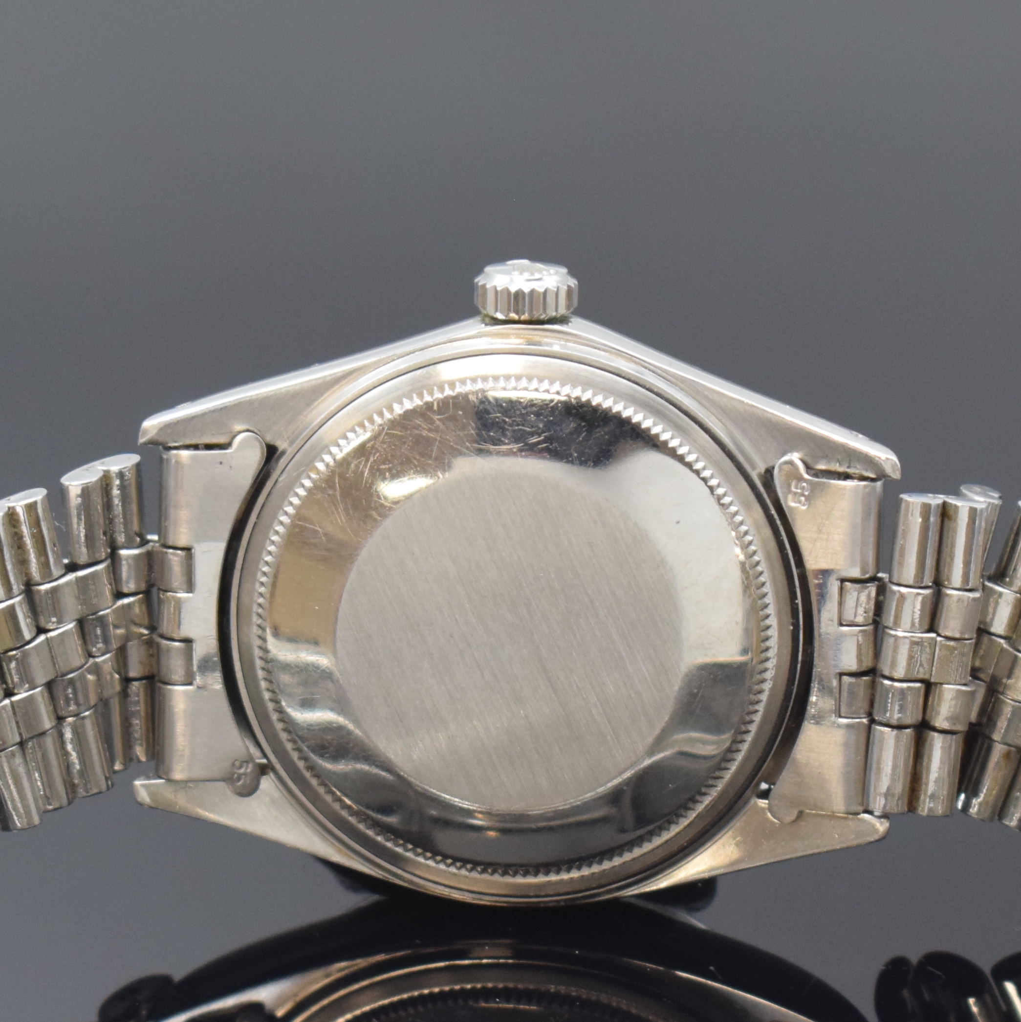 Detail d: ROLEX Oyster Perpetual Datejust Herrenarmbanduhr Referenz 1601, Schweiz um 1967, Automatik, Chronometer der Superlative in Edelstahl inkl. orig. ...