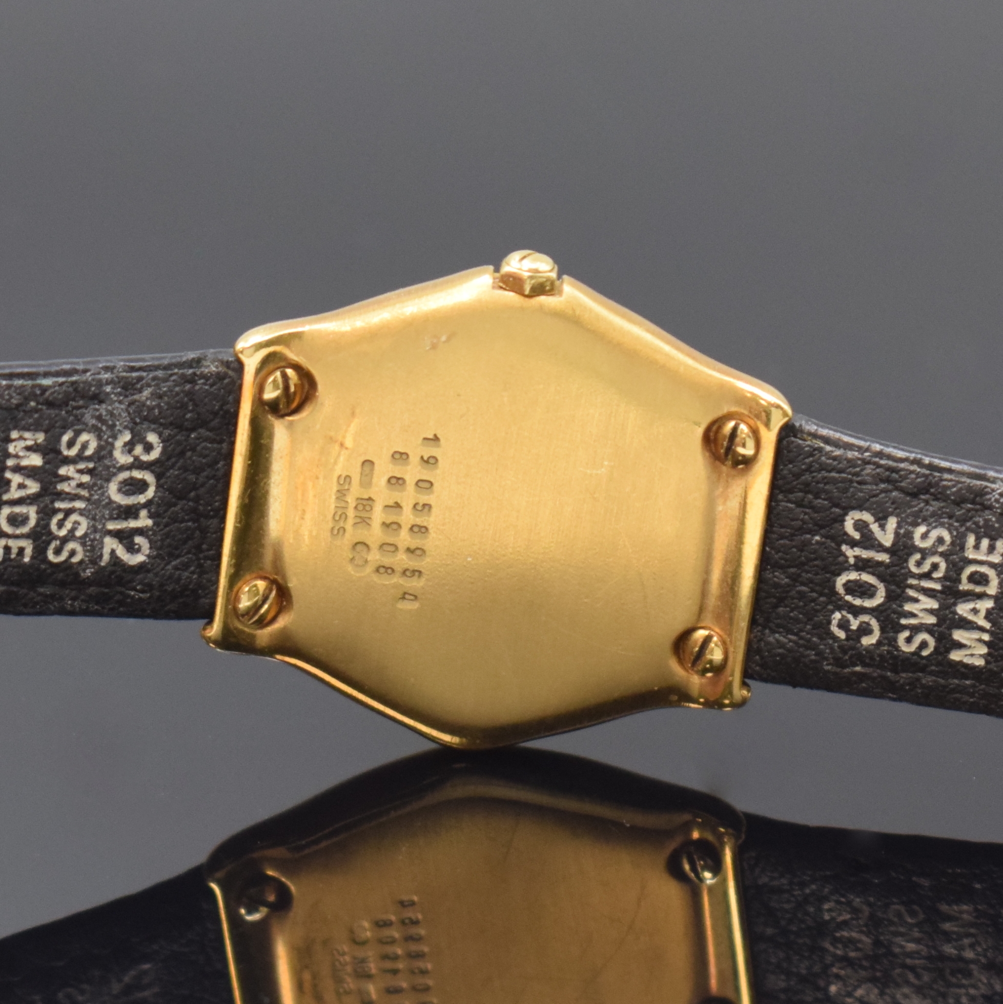 Detail d: EBEL Sport Classic Damenarmbanduhr in GG 750/000 Referenz 881908, Schweiz um 1990, quarz, Monocoque-Geh., Lünette gegen Geh. 5- fach verschr., orig. ...