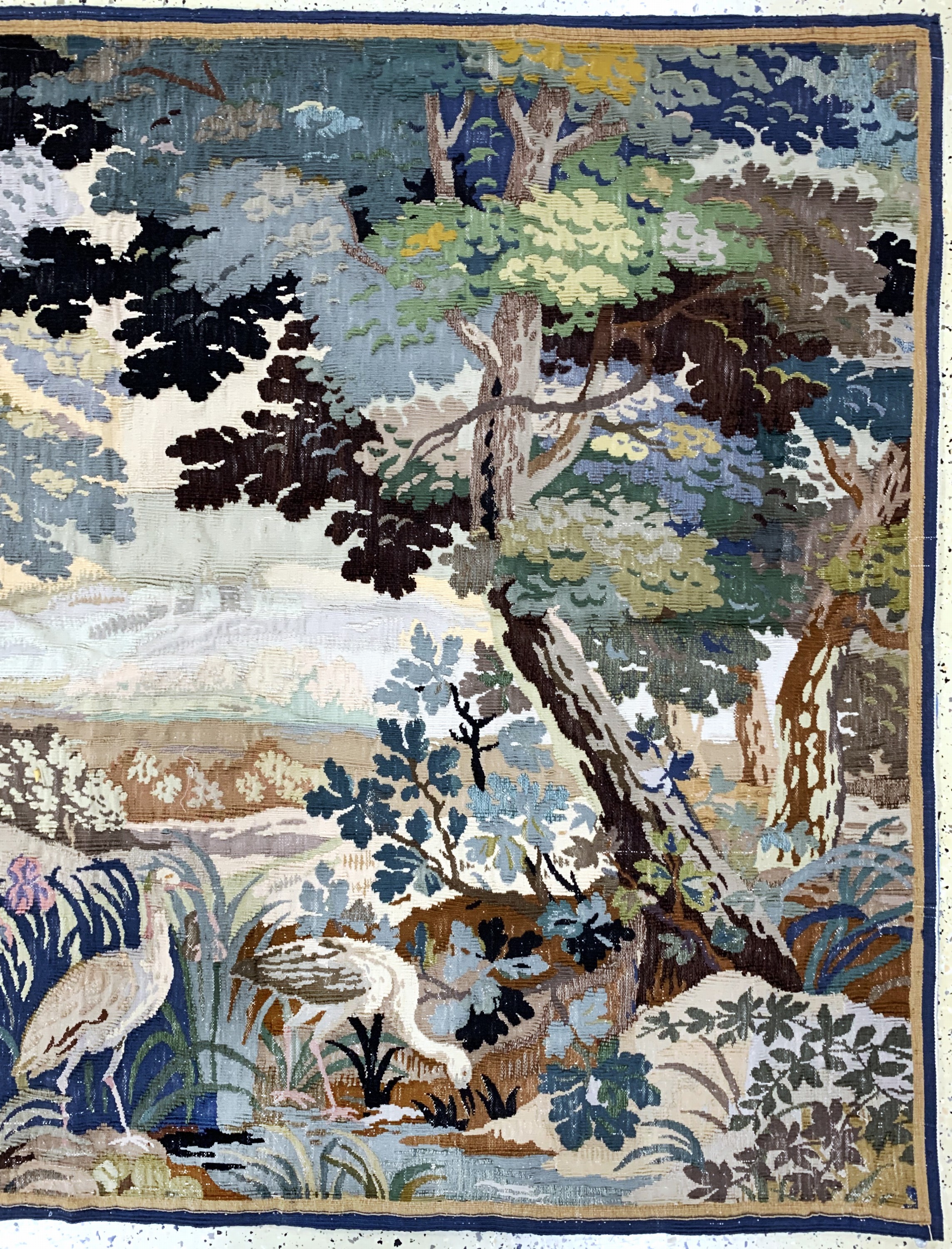Detail a: Tapisserie alt, Belgien, Anfang 20.Jhd, Wolle auf Baumwolle, ca. 223 x 198 cm, EHZ: 2