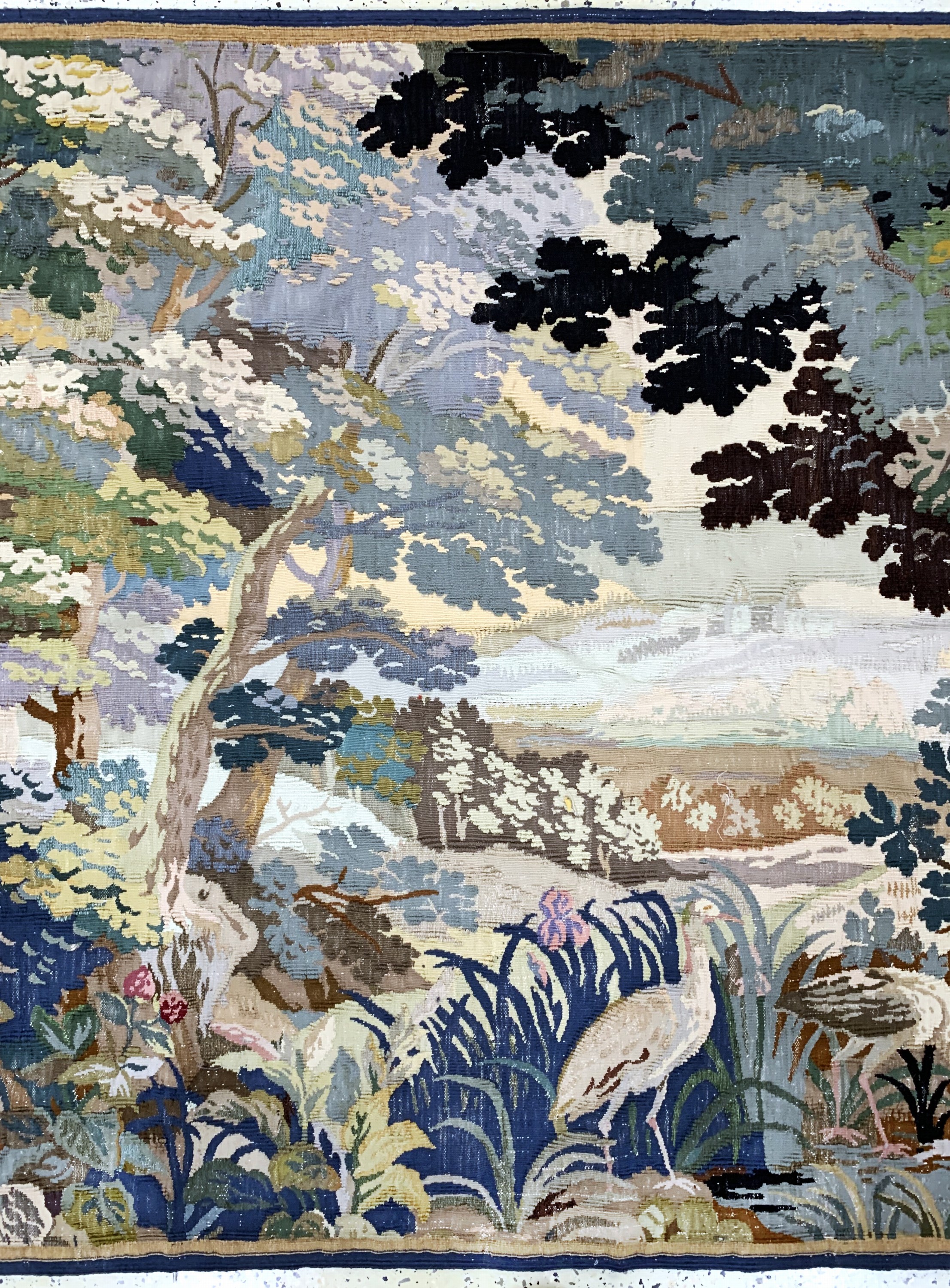 Detail b: Tapisserie alt, Belgien, Anfang 20.Jhd, Wolle auf Baumwolle, ca. 223 x 198 cm, EHZ: 2