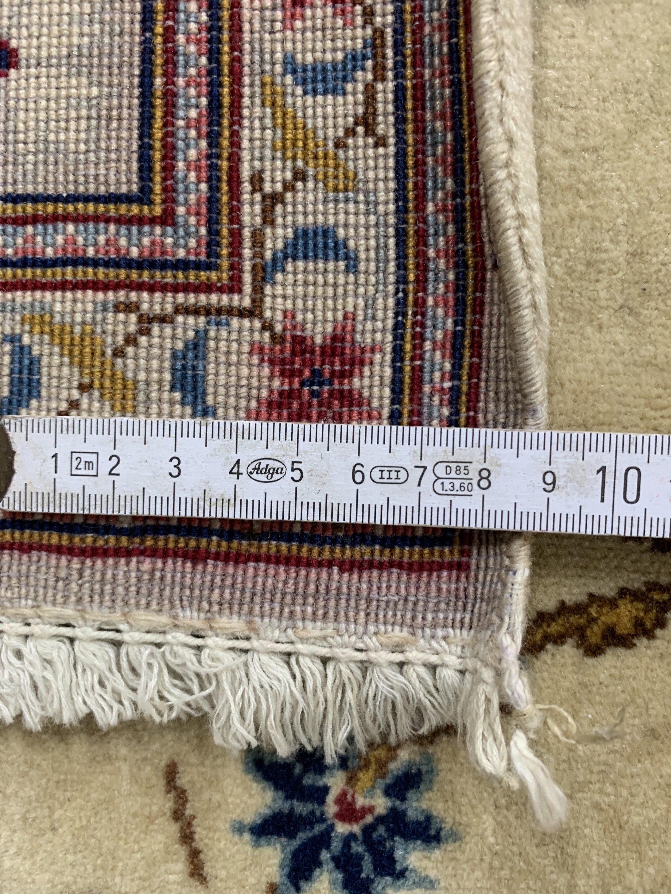 Detail e: Keschan fein alt, Persien, Anfang 20.Jhd, Wolle auf Baumwolle, ca. 214 x 137 cm, EHZ: 2