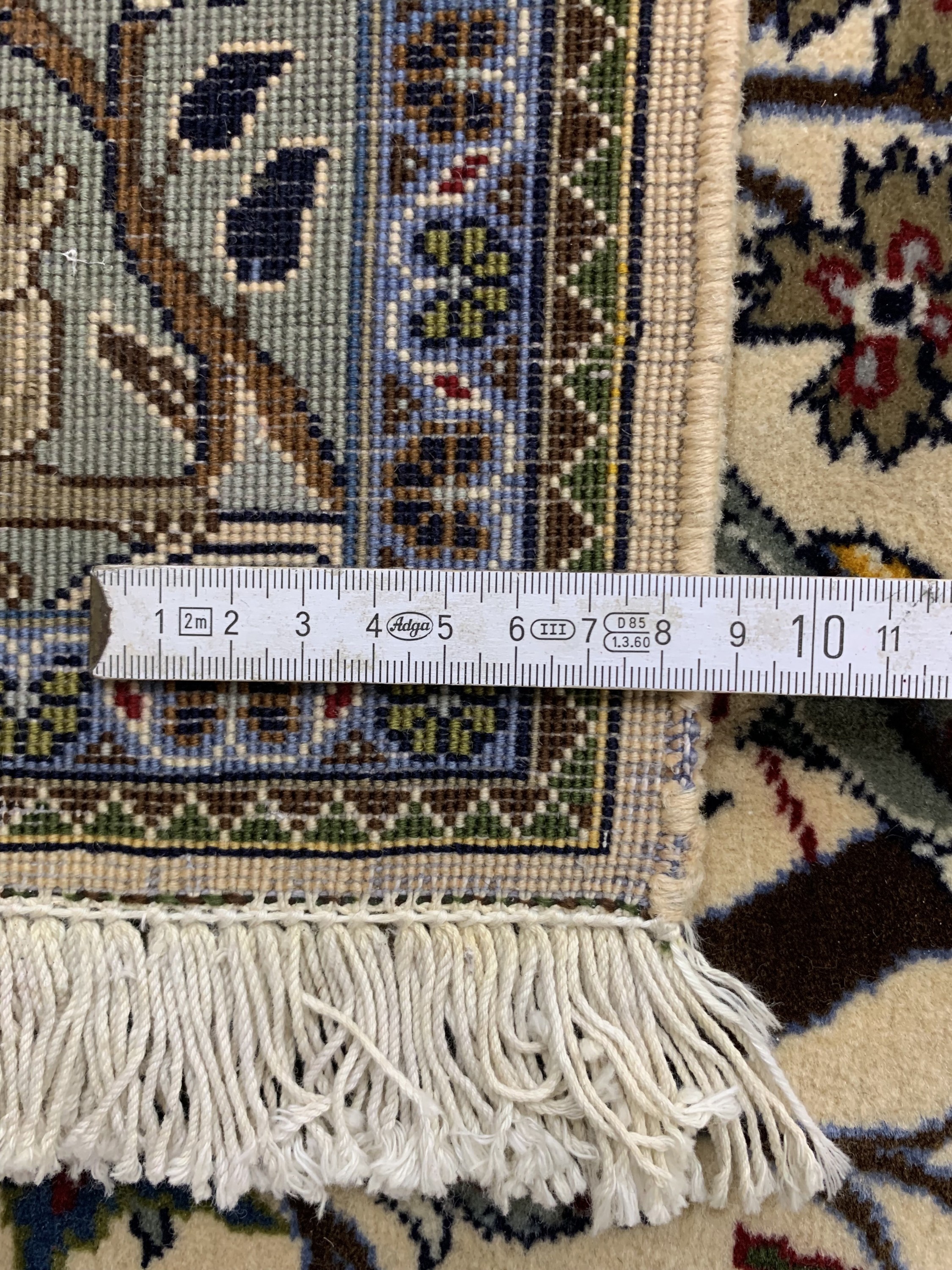 Detail g: Keschan Kork fein, Persien, Mitte 20.Jhd, Korkwolle auf Baumwolle, ca. 198 x 139 cm, EHZ: 2