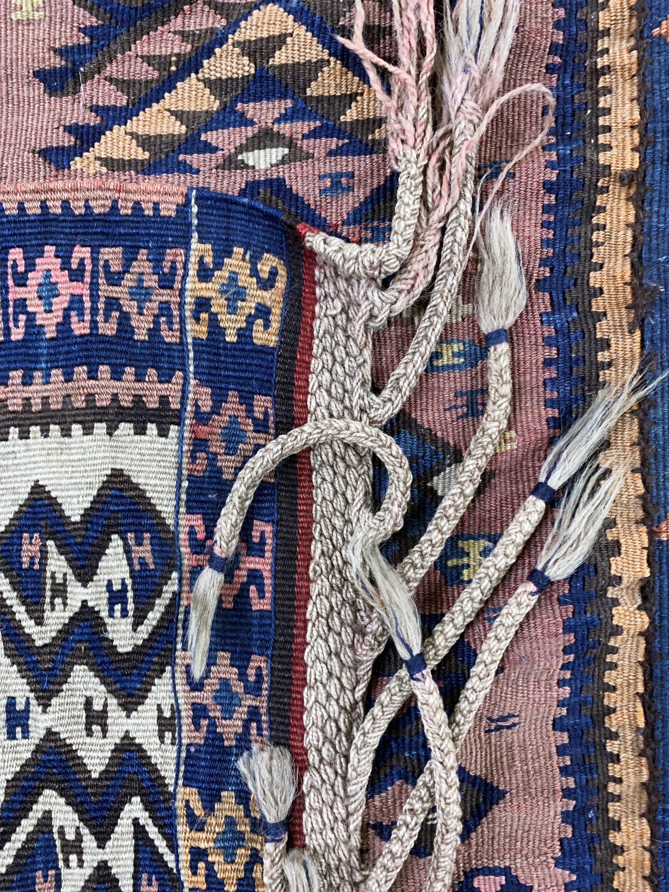 Detail e: Malatya Kelim antik(2 Bahnig), Türkei, um 1900, Wolle auf Wolle, ca. 235 x 155 cm, EHZ: 2-3