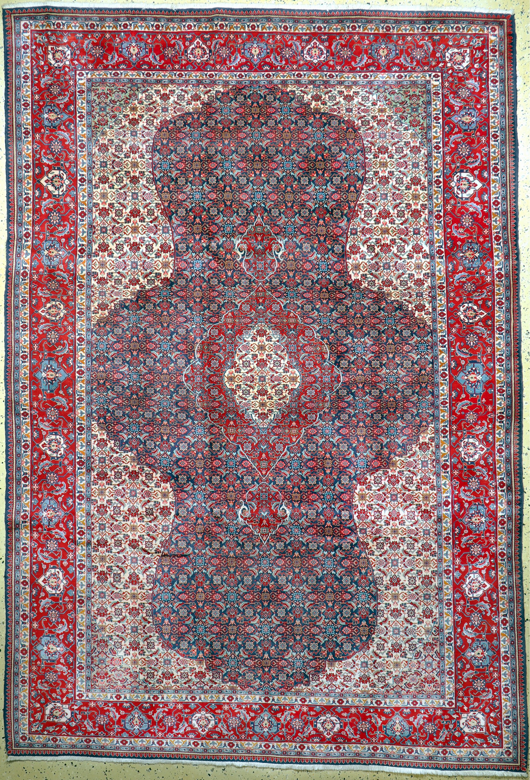 Sarab Kork, Persien, Mitte 20.Jhd, Korkwolle auf Baumwolle, ca. 318 x 217 cm, EHZ: 2