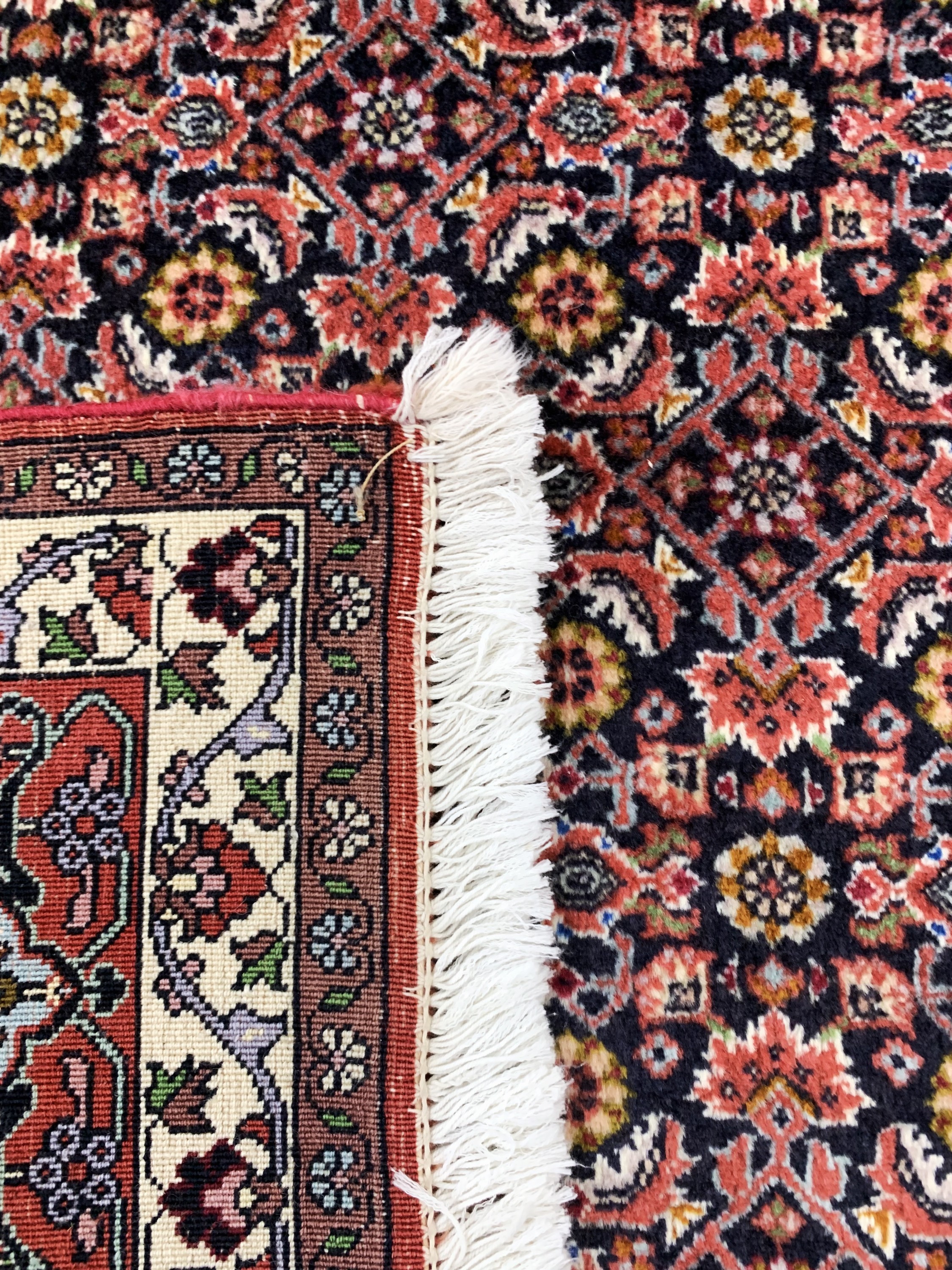 Detail f: Bidjar fein, Persien, Ende 20.Jhd, Korkwolle auf Baumwolle, ca. 244 x 172 cm, gereinigt, EHZ: 2