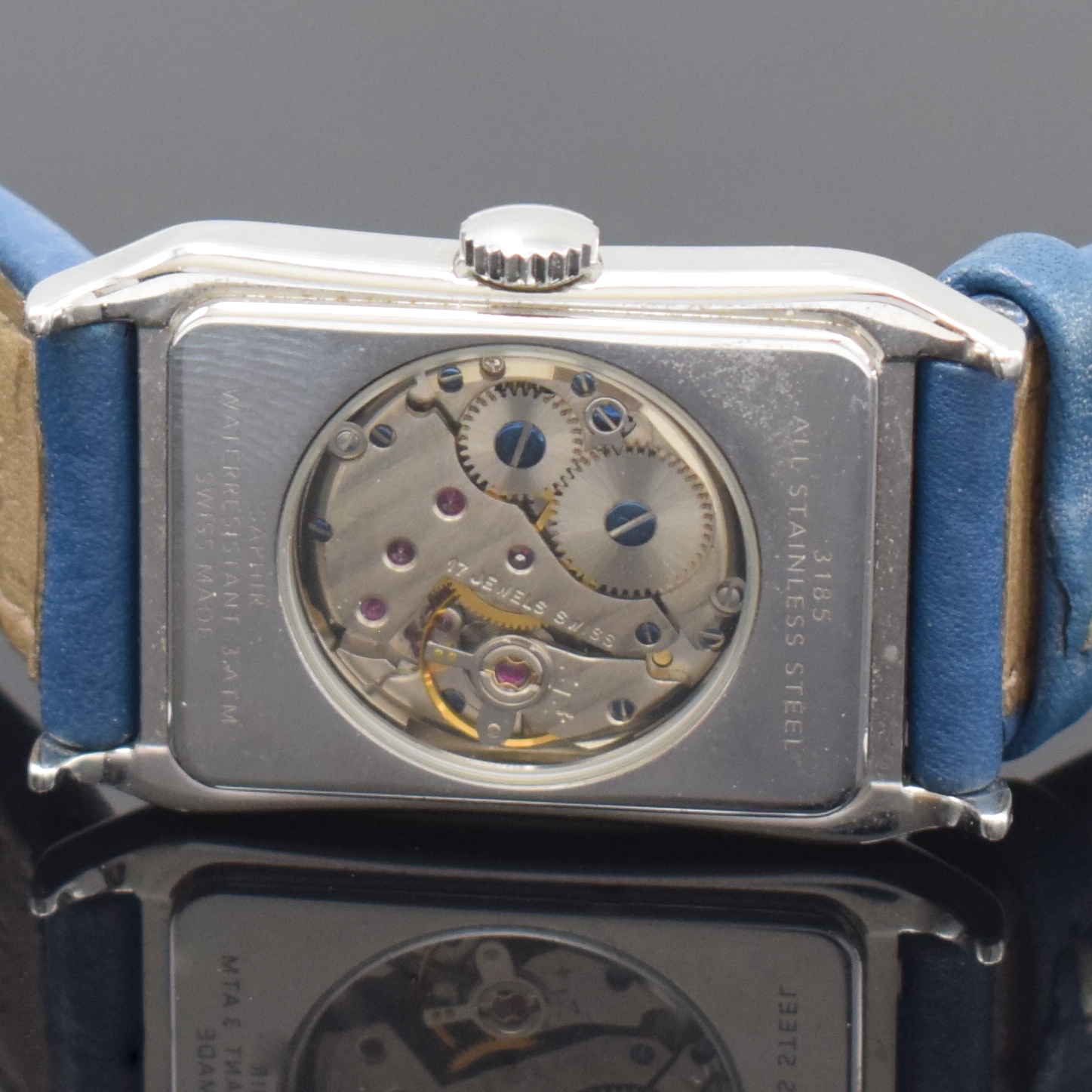 Detail g: Set 2 MARCELLO C Herrenarmbanduhren, beide Handaufzug und beidseitig vergl., Schweiz um 1995, 1 x Edelstahl, sog. Doctors-Watch m. aus der Mitte gez. ...
