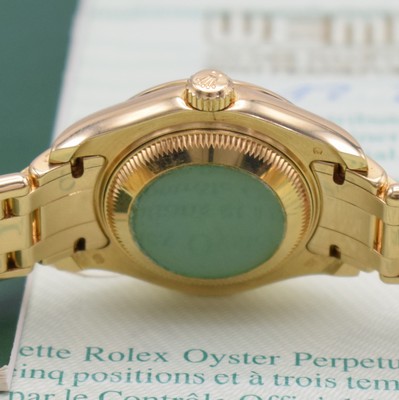 26904436e - ROLEX Damenarmbanduhr Oyster Perpetual Datejust Pearlmaster in GG 750/000 Referenz 80298, ...