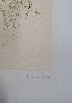26904631m - Leonor Fini, 1908 Buenos Aires-1996 Paris, Orpheus, Radierung, handsigniert und num. ...