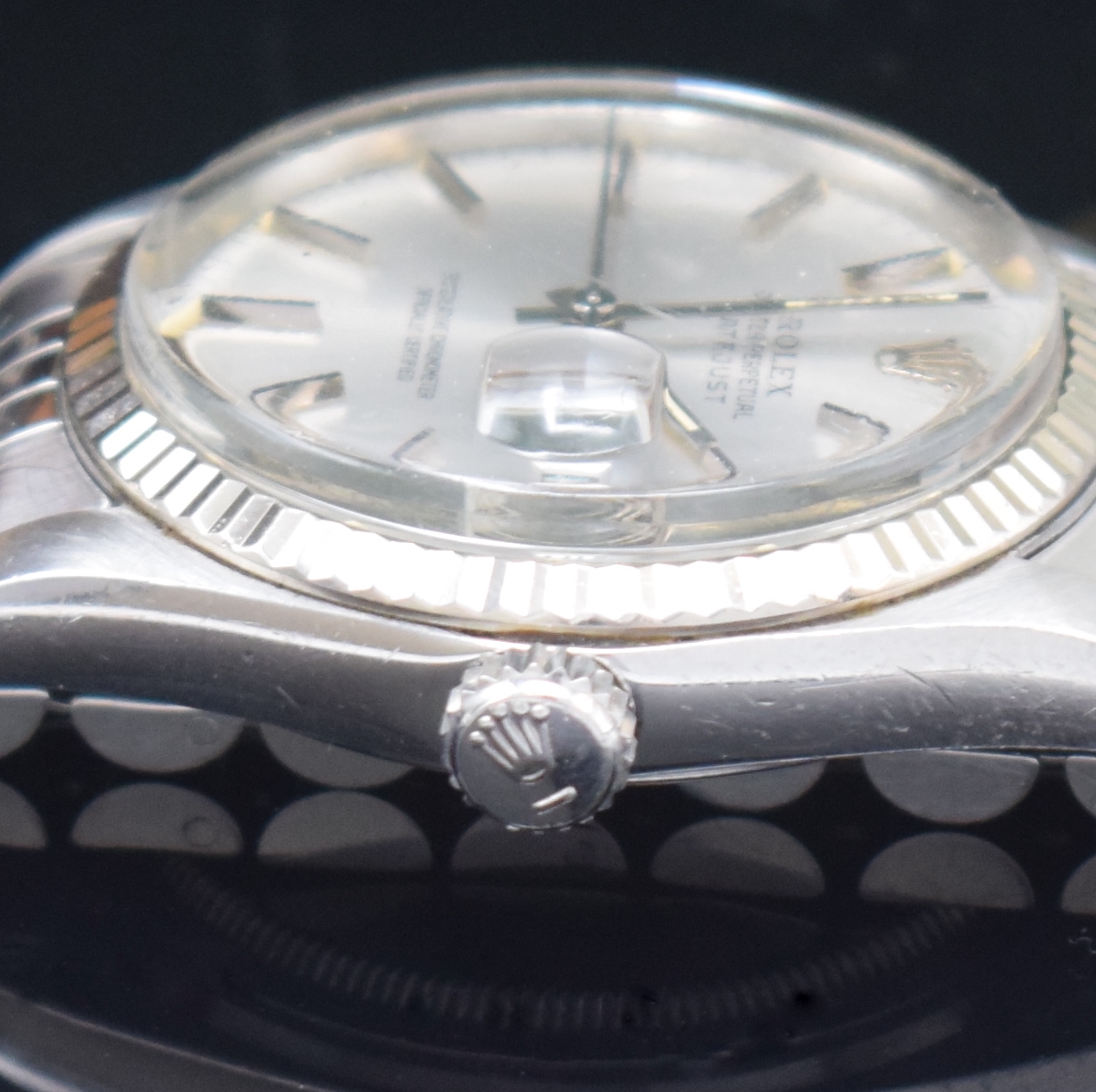 Detail f: ROLEX Herrenarmbanduhr Oyster Perpetual Datejust Referenz 16014, Schweiz um 1984, Automatik, Chronometer der Superlative in Edelstahl inkl. ...