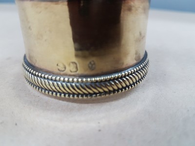 26904867d - Glas mit Silbermontur, Lobmeyr Wien, 19. Jh., 950er Silbermontur vergoldet von Pierre ...