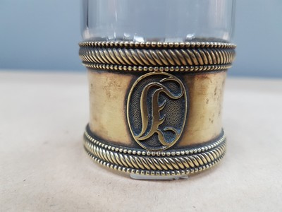26904867f - Glas mit Silbermontur, Lobmeyr Wien, 19. Jh., 950er Silbermontur vergoldet von Pierre ...