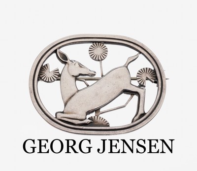 Image 26904890 - GEORG JENSEN Brosche, 925er Silber, Dänemark nach 1945, Entwurf Arno Malinowski, ...