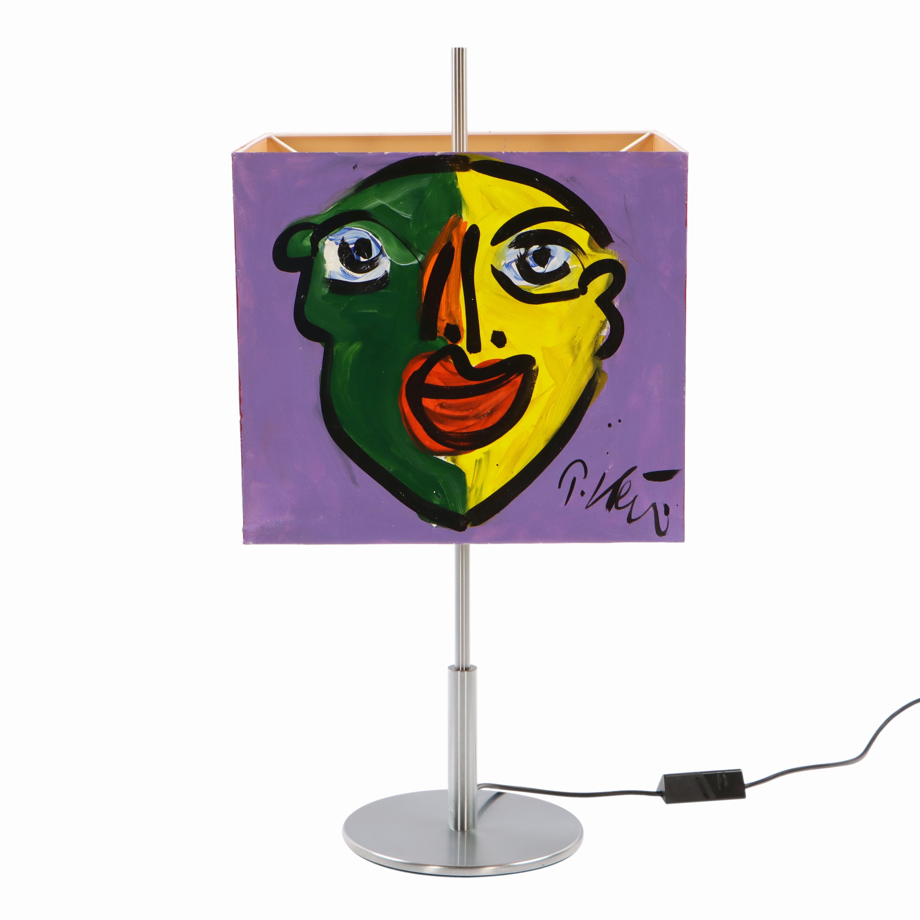 Image 26904962 - Peter Robert Keil, Kunstobjekt Lampe bzw. Lampenschirm, ohne Titel, Lampe ca. 79x40x40 ...