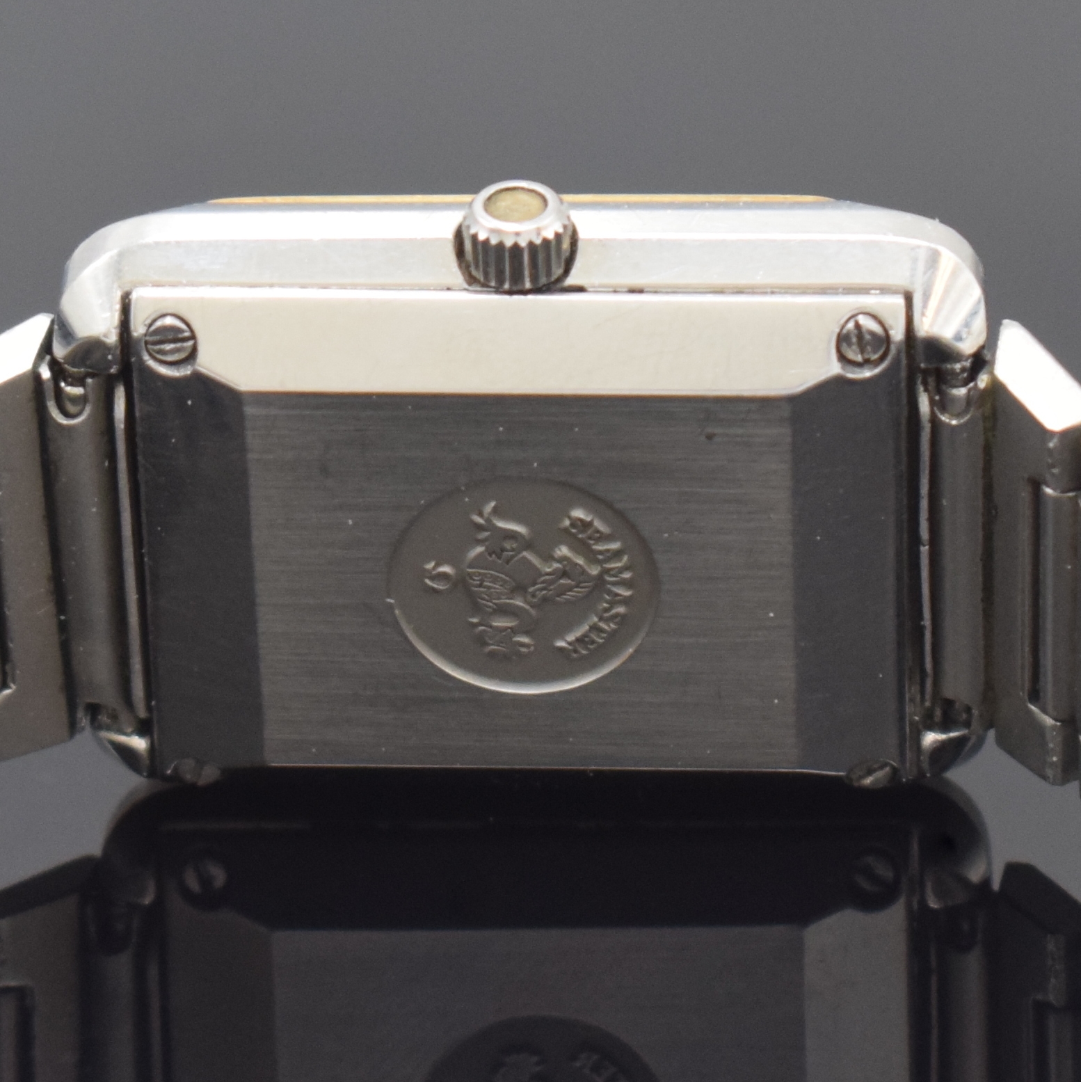 Detail f: OMEGA Seamaster "Mariner II" Armbanduhr Referenz 196.0050/396.0838, Schweiz um 1975, quarz, Edelstahlgeh. inkl. orig. Gliederband m. ...