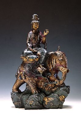 Image 26905005 - Bodhisattva Samantabhadra, China, 2.Hälfte 20. Jh., "Der allumfassende ...