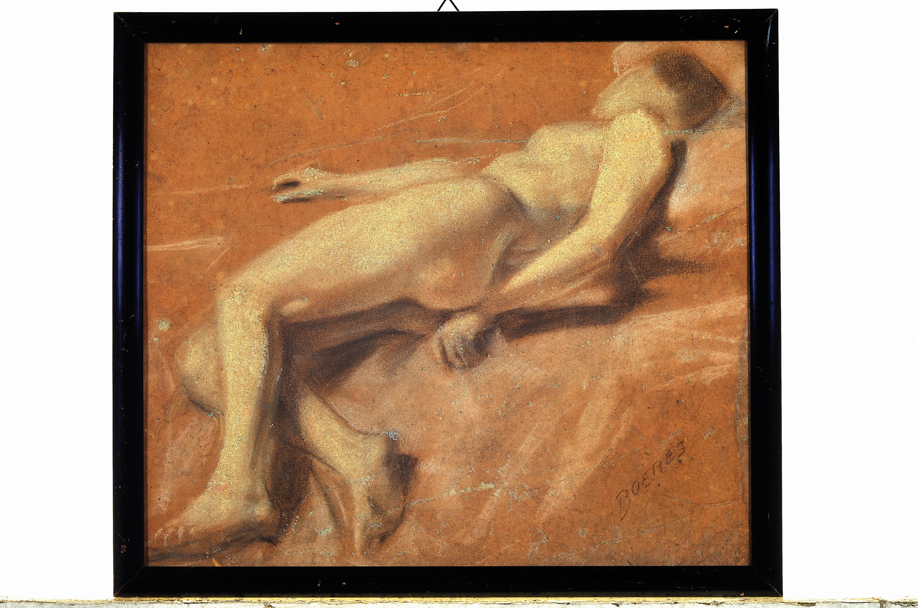 Detail k: Franz Boeres, 1872 Seligenstadt -, 1956 Stuttgart, Universalkünstler, Bildhauer, Schmuckdesigner, Grafiker, und Maler, hier drei Zeichnungen:, ...