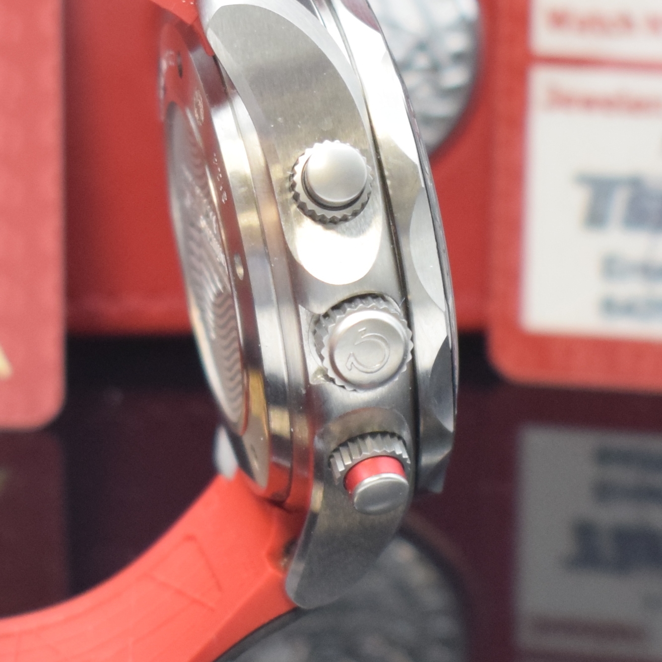 Detail c: OMEGA Seamaster Diver 300M ETNZ Co-Axial Chronometer Herrenchronograph Referenz 212.92.44.50.99.001, Schweiz verk. lt. beil. Garantie 09/2015, ...