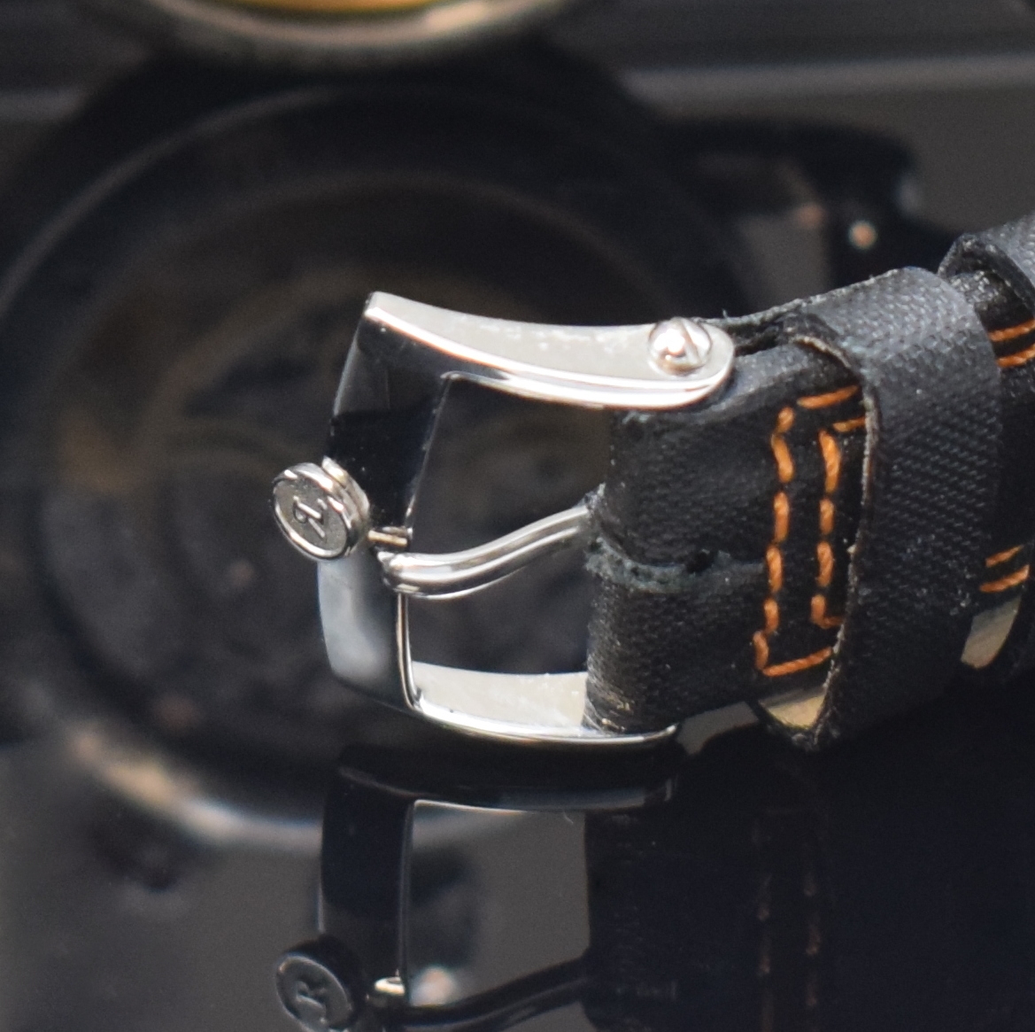 Detail b: CHRONOSWISS Timemaster Flyback Armbandchronograph Referenz CH7633, Schweiz um 2007, Automatik, beids. vergl. Geh. in Edelstahl inkl. orig. Lederband ...