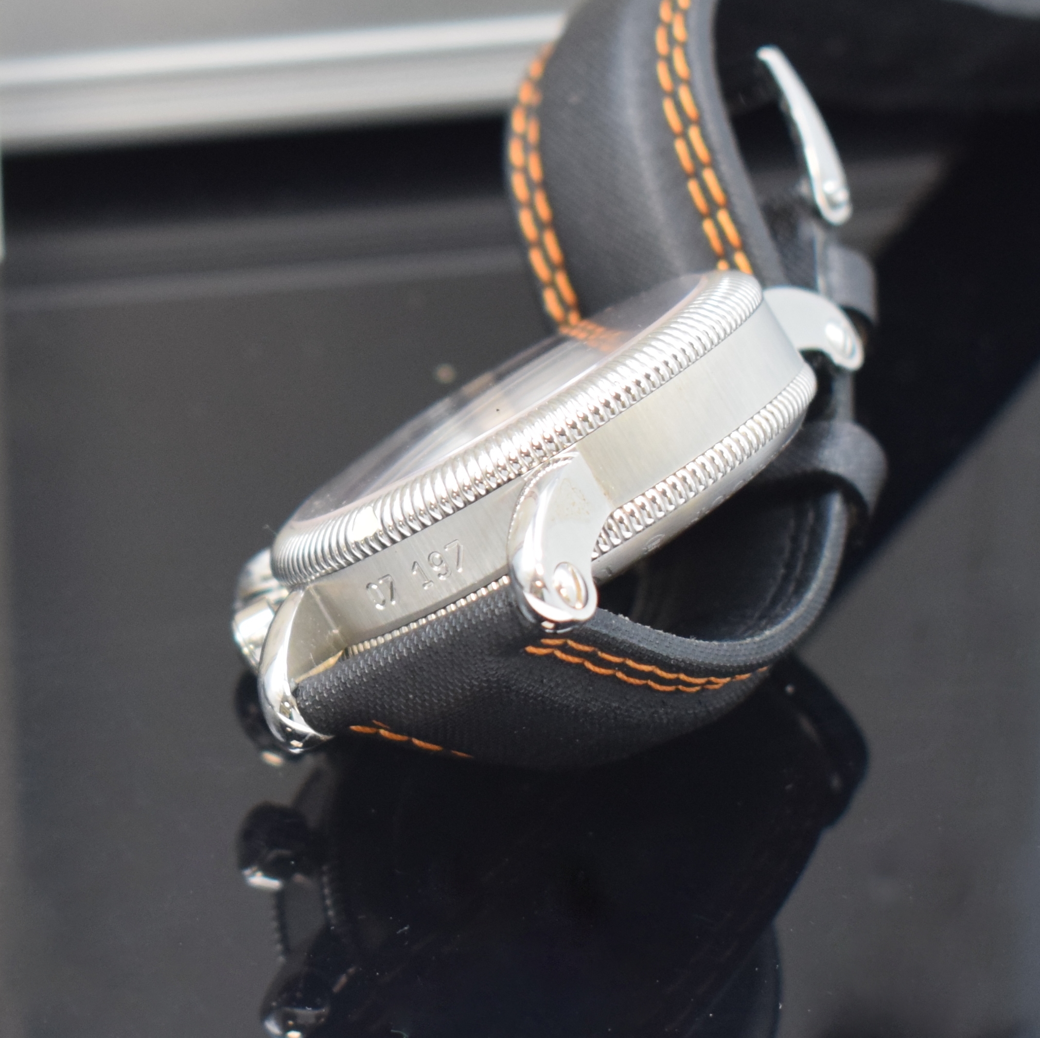 Detail e: CHRONOSWISS Timemaster Flyback Armbandchronograph Referenz CH7633, Schweiz um 2007, Automatik, beids. vergl. Geh. in Edelstahl inkl. orig. Lederband ...
