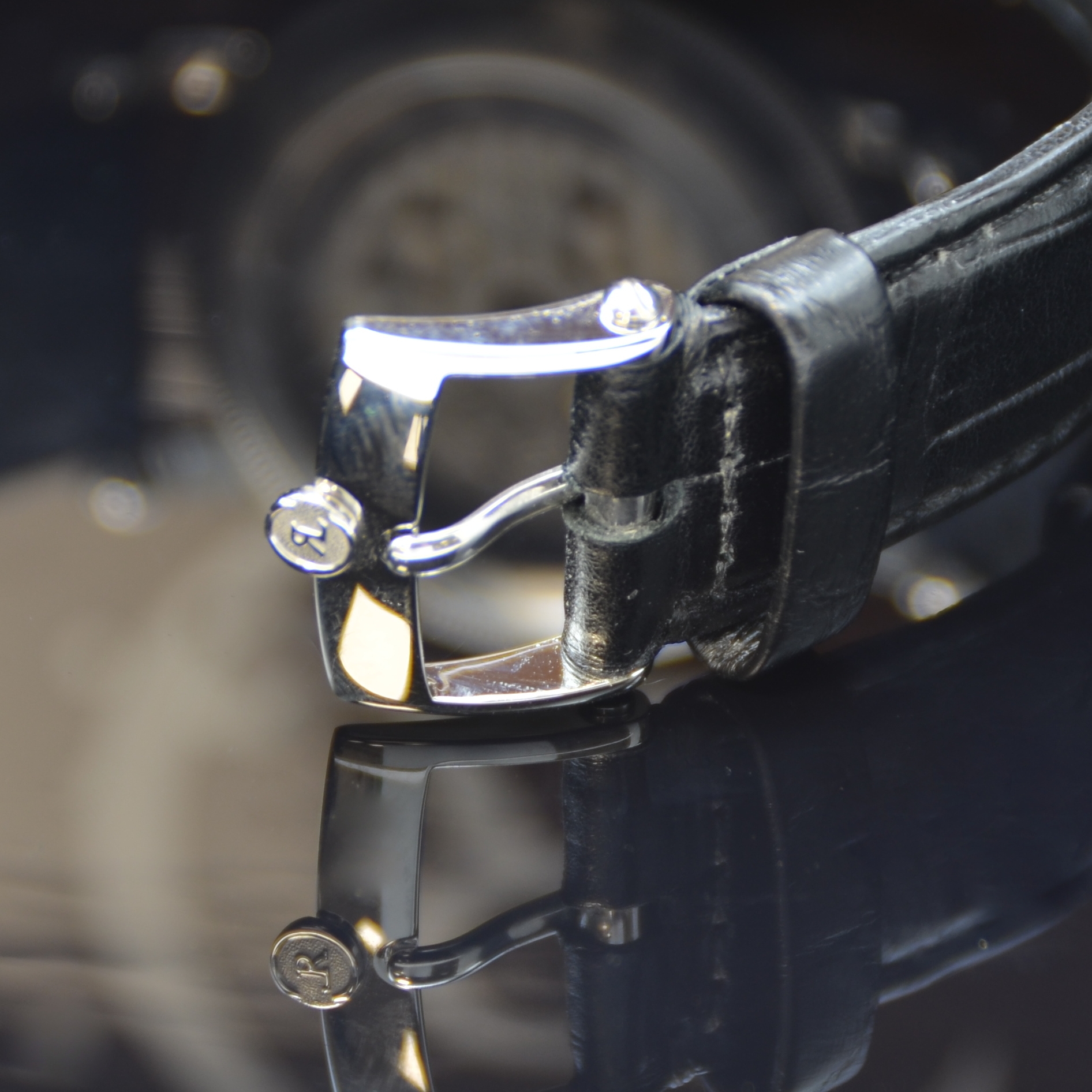 Detail b: CHRONOSWISS Regulateur Herrenarmbanduhr in Stahl Referenz CH 1243.1, Schweiz verk. lt. beil. Pap. 09/2015, Automatik, beids. vergl., Boden verschr., ...