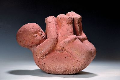 Image Baldur Greiner, geb. 1946, "Embryo", Kunststein, 1991, sign., ca. 45x42x23 cm