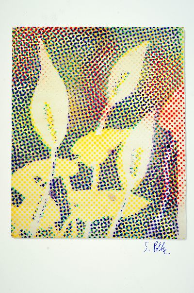 Image Sigmar Polke, 1941 Oels-2010 Köln, ´Calla´, Farboffset, handsigniert in blau, wohl ...