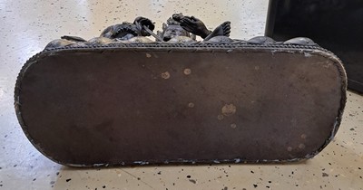 26906511g - Große Altarbronze, Gottheit Vaishravana mit Mungo, Nepal, wohl um 1900, Gott des ...