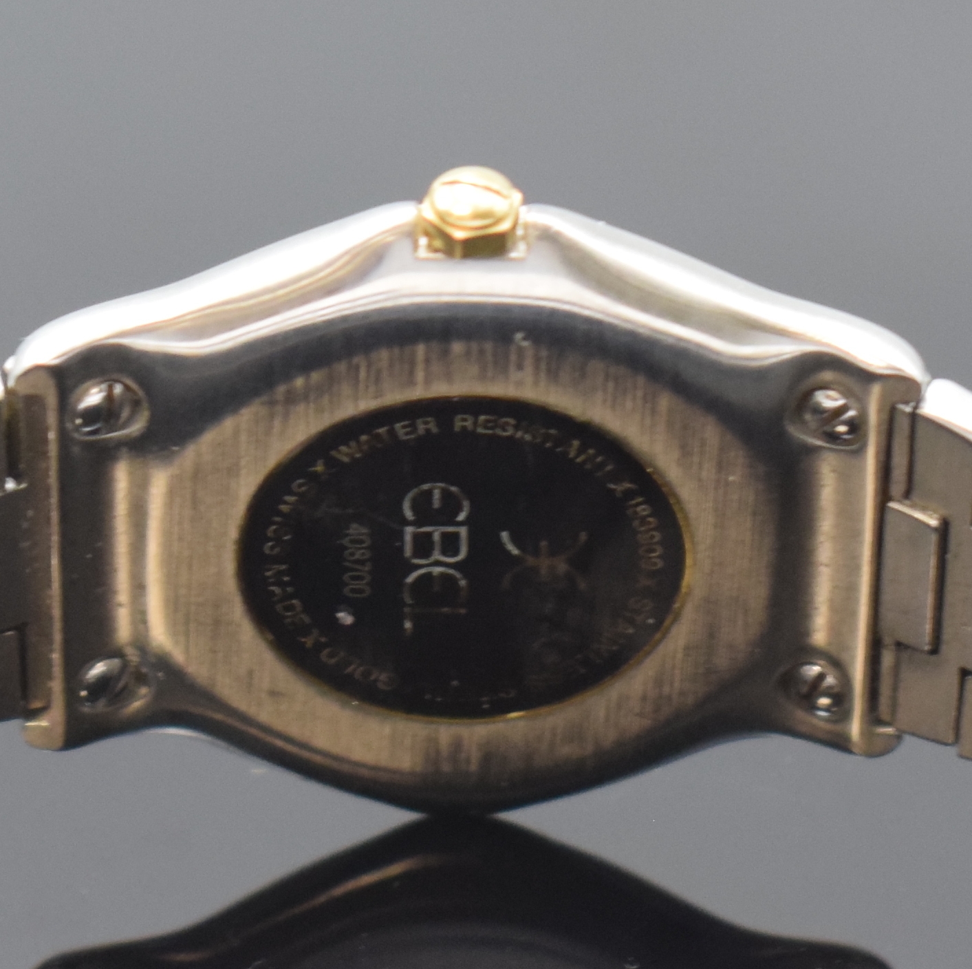 Detail d: EBEL Mediumarmbanduhr Sport Classic Referenz 183909, Schweiz um 1995, Edelstahl/Gold kombiniert inkl. Wellengliederband m. Faltschl., quarz, ...