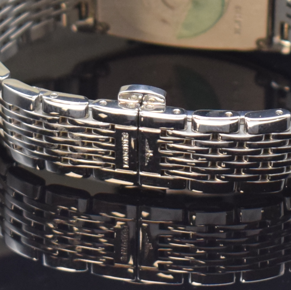 Detail b: LONGINES Evidenza Damenarmbanduhr in Stahl Referenz L2.142.4.73.6, Schweiz verk. lt. beil. Pap. 09/2009, Automatik, Boden 4-fach verschr., orig. ...