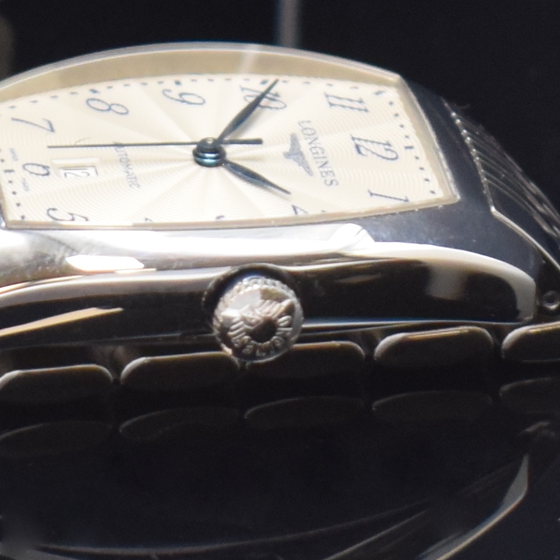 Detail c: LONGINES Evidenza Damenarmbanduhr in Stahl Referenz L2.142.4.73.6, Schweiz verk. lt. beil. Pap. 09/2009, Automatik, Boden 4-fach verschr., orig. ...