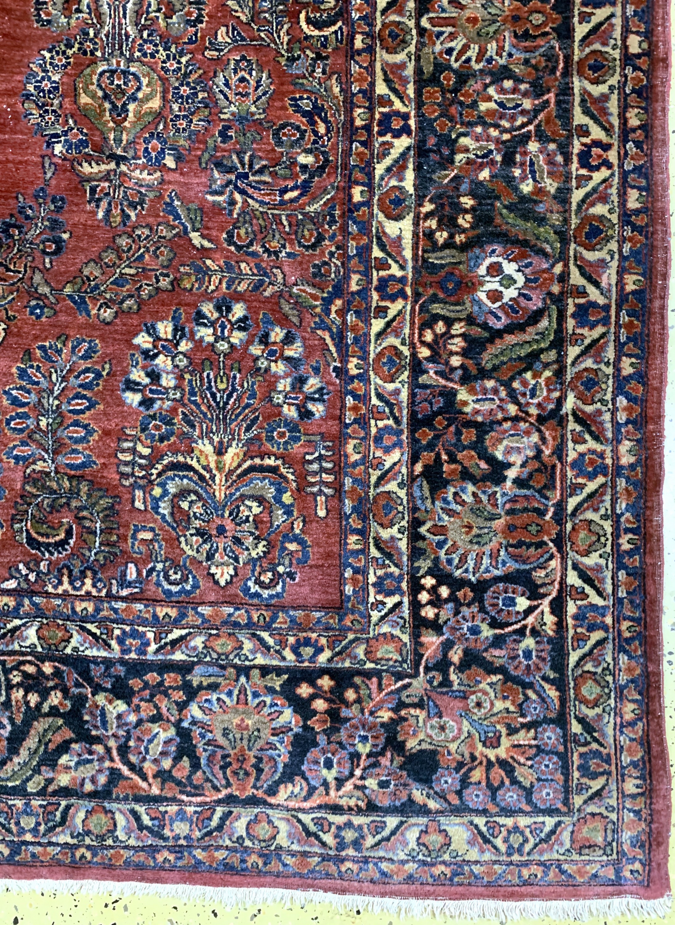 Detail a: Sarogh US-Re-Import, Persien, um 1920, Wolle auf Baumwolle, ca. 356 x 288 cm, EHZ: 3