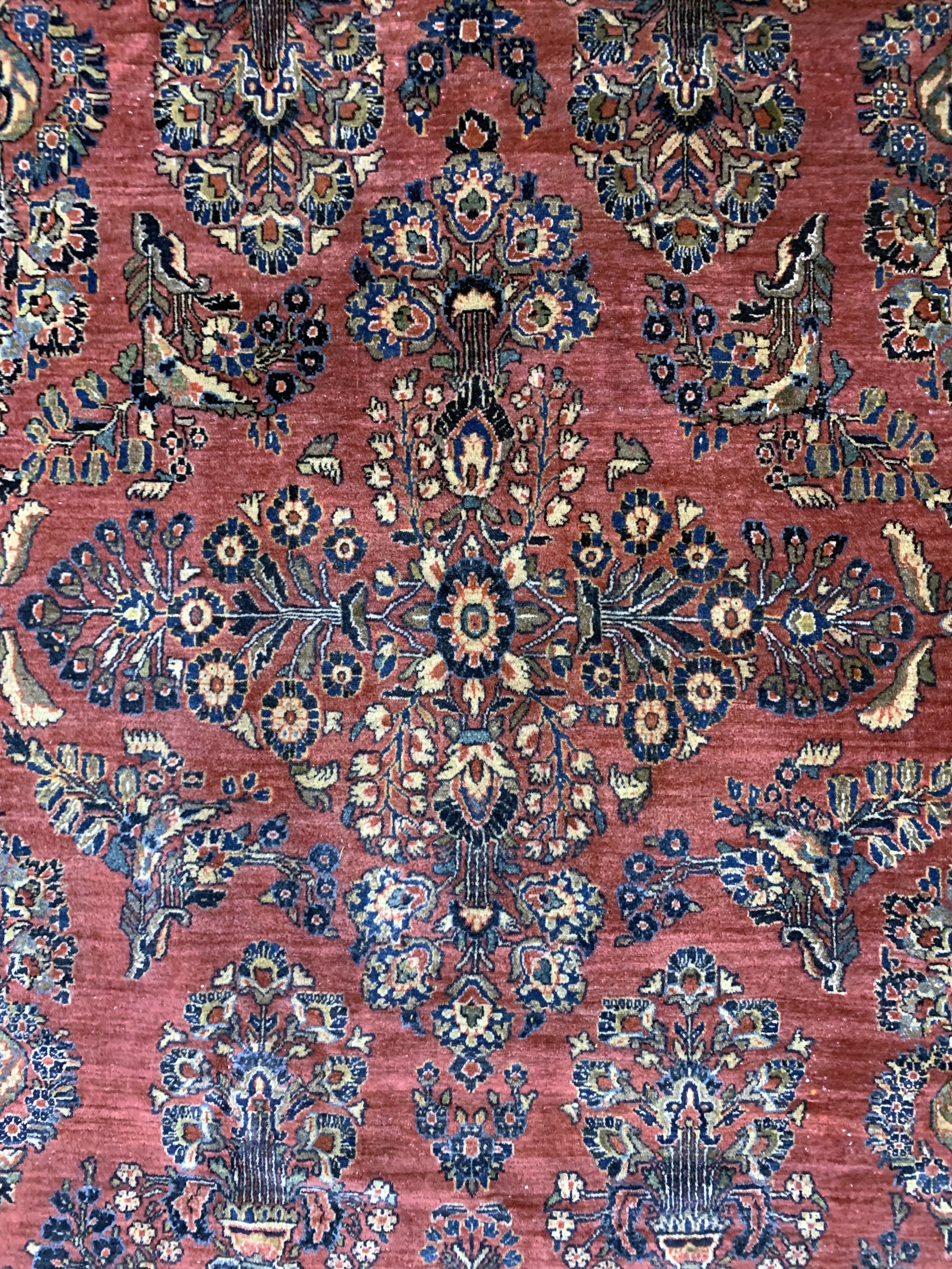 Detail c: Sarogh US-Re-Import, Persien, um 1920, Wolle auf Baumwolle, ca. 356 x 288 cm, EHZ: 3