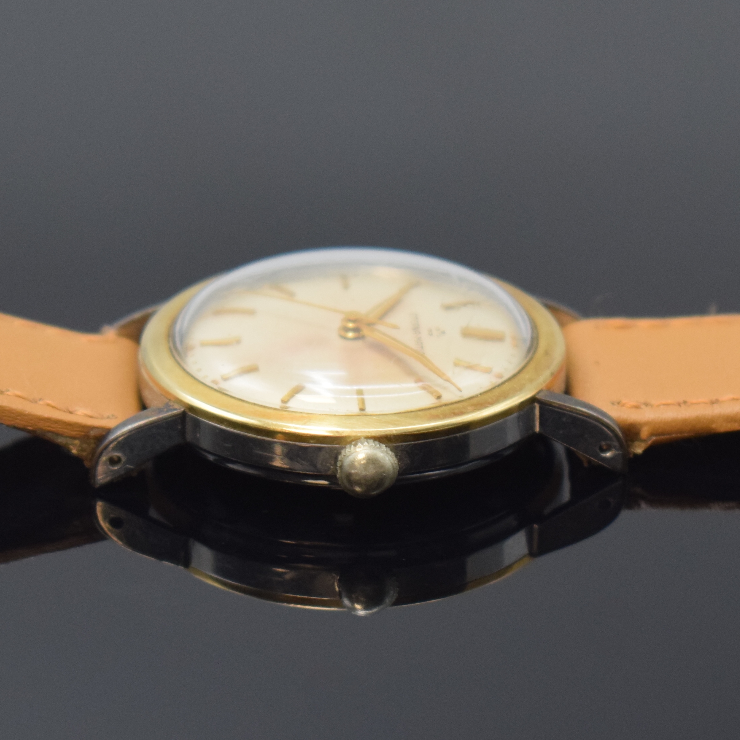 Detail g: 2 ETERNA-MATIC Armbanduhren, Schweiz um 1960, beide Automatik, Edelstahlgeh., Lünette und 1 x z. Teil Bandanstöße in GG, vers. Zifferblätter ...