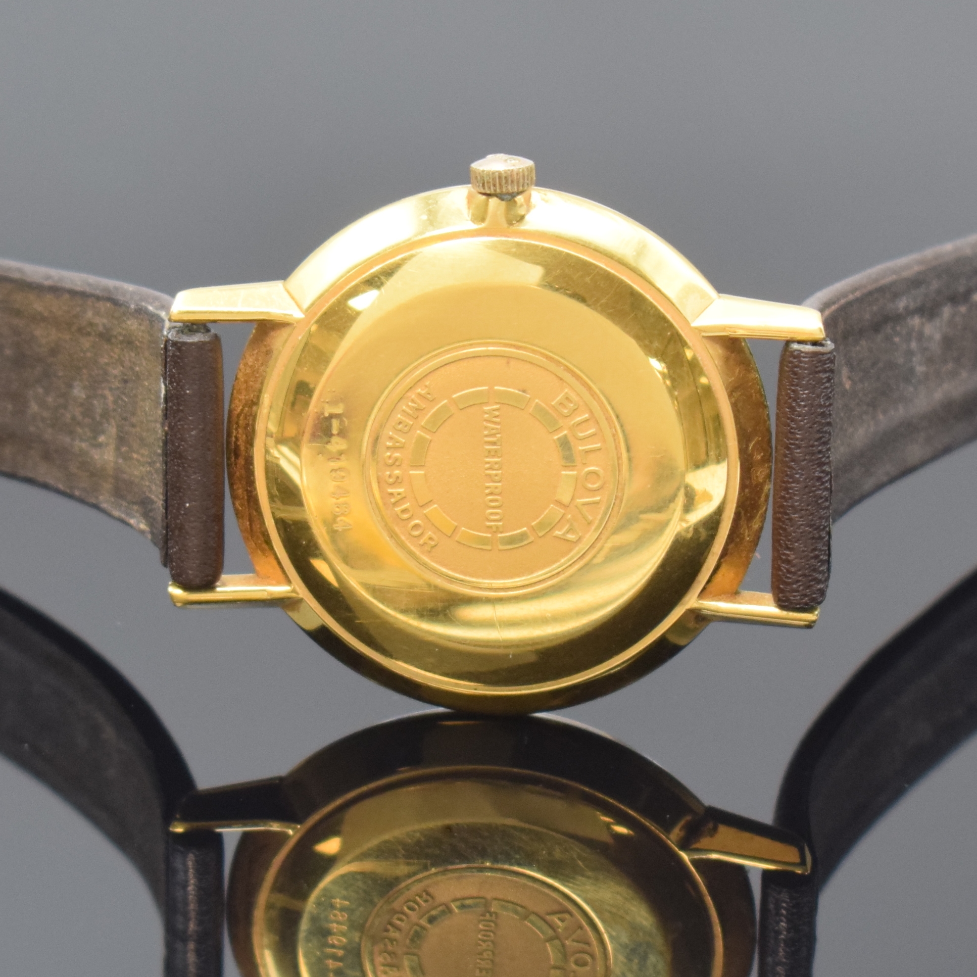 Detail f: 3 vergoldete Armbanduhren Benrus, Bulova und Certina, alle Schweiz 1960/70er Jahre, BENRUS Chronometer: Automatik, für den US- Markt, ...
