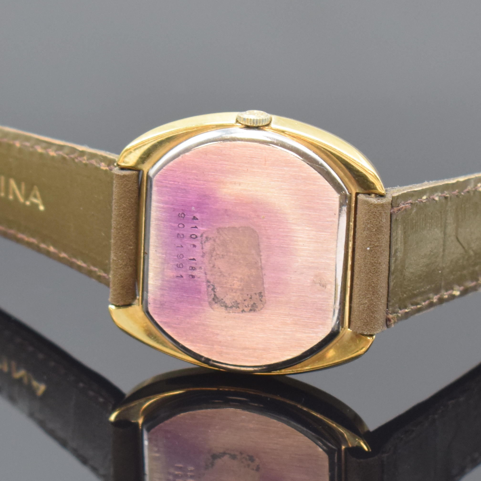 Detail g: 3 vergoldete Armbanduhren Benrus, Bulova und Certina, alle Schweiz 1960/70er Jahre, BENRUS Chronometer: Automatik, für den US- Markt, ...