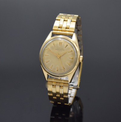 Image 26907281 - JUNGHANS Chronometer vergoldete Herrenarmbanduhr, Deutschland um 1954, Handaufzug, ...