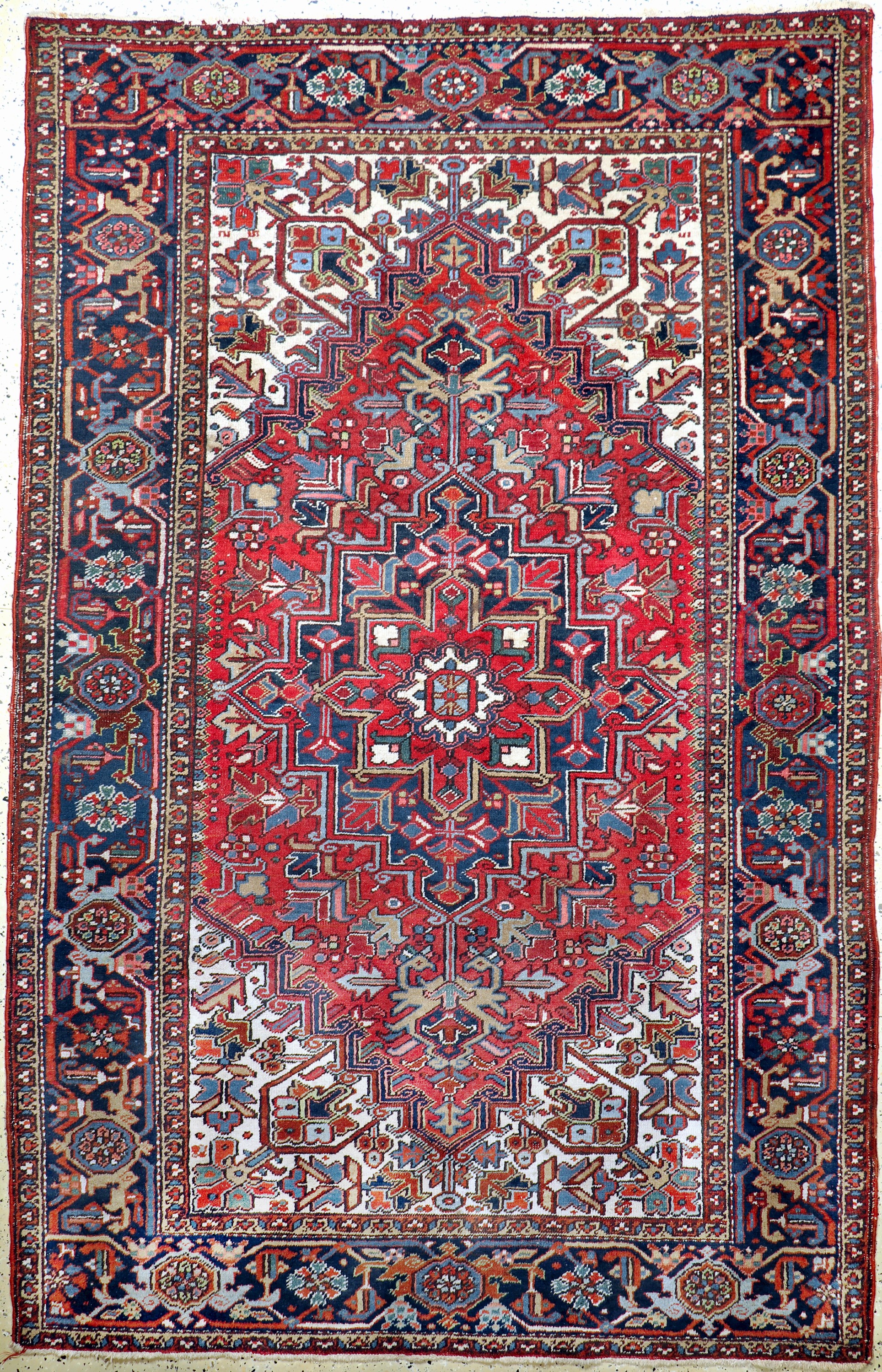 Heriz , Persien, Wolle auf Baumwolle, ca. 280 x 185 cm, EHZ: 3