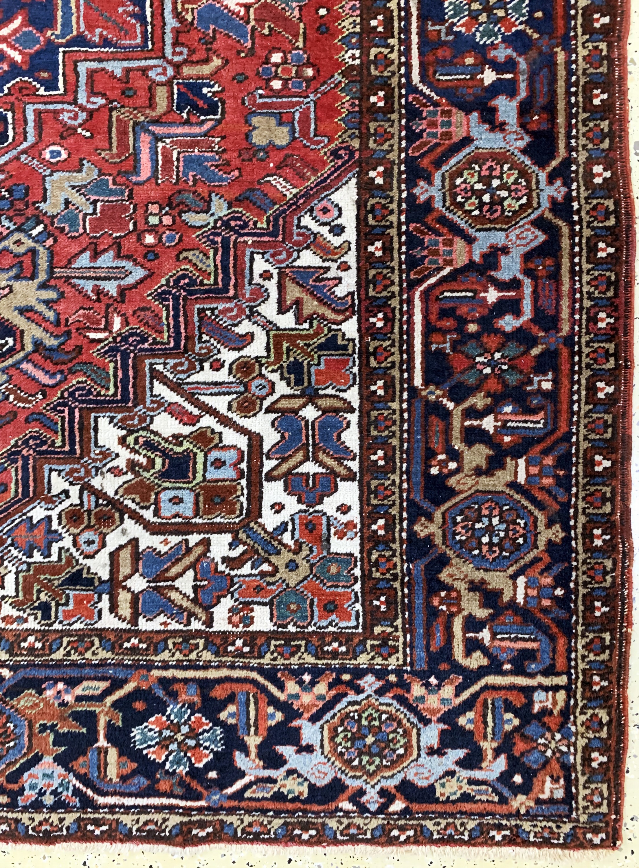 Detail a: Heriz , Persien, Wolle auf Baumwolle, ca. 280 x 185 cm, EHZ: 3